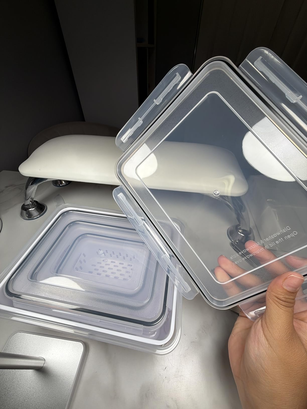Freshmage Fruit Storage Containers for Fridge with Removable Colander 4 PCS customer photo 2