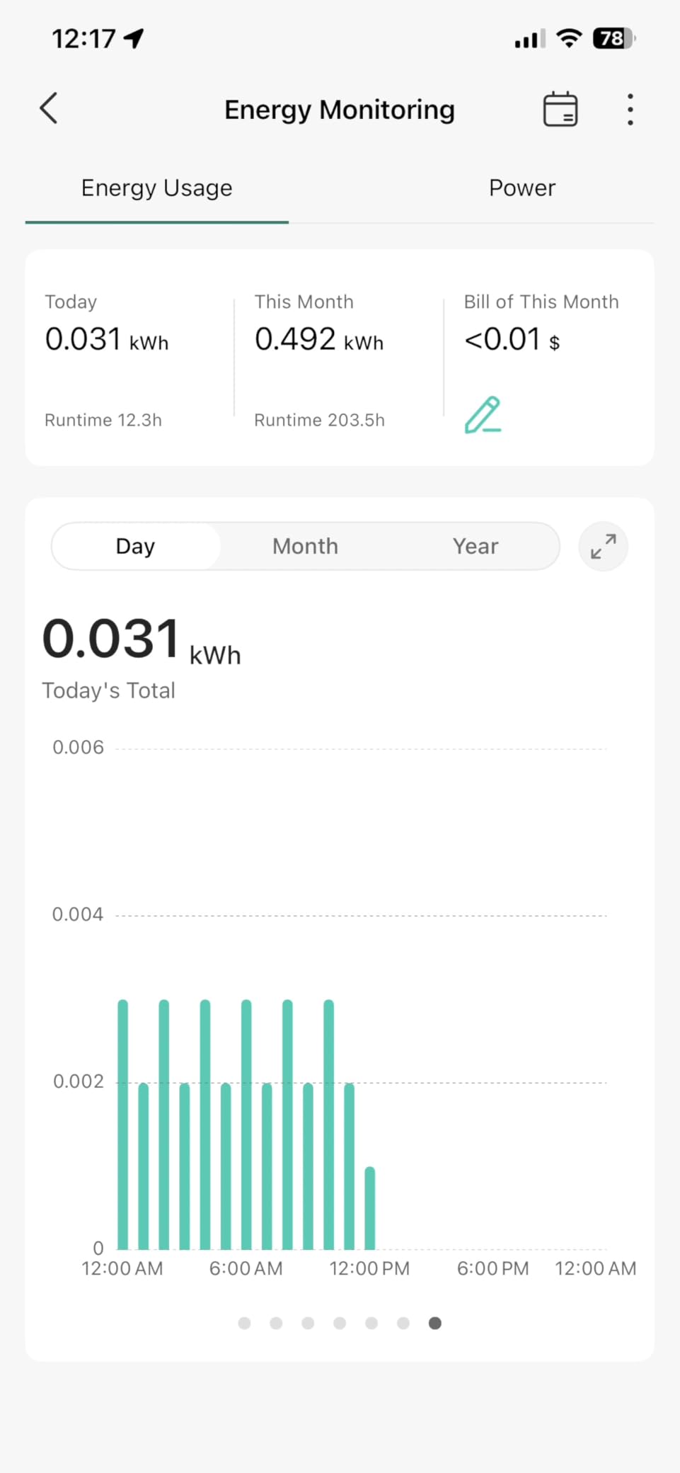 Kasa Matter Smart Plug with Energy Monitoring, KP125MP4, 15A/1800W Max customer photo 1