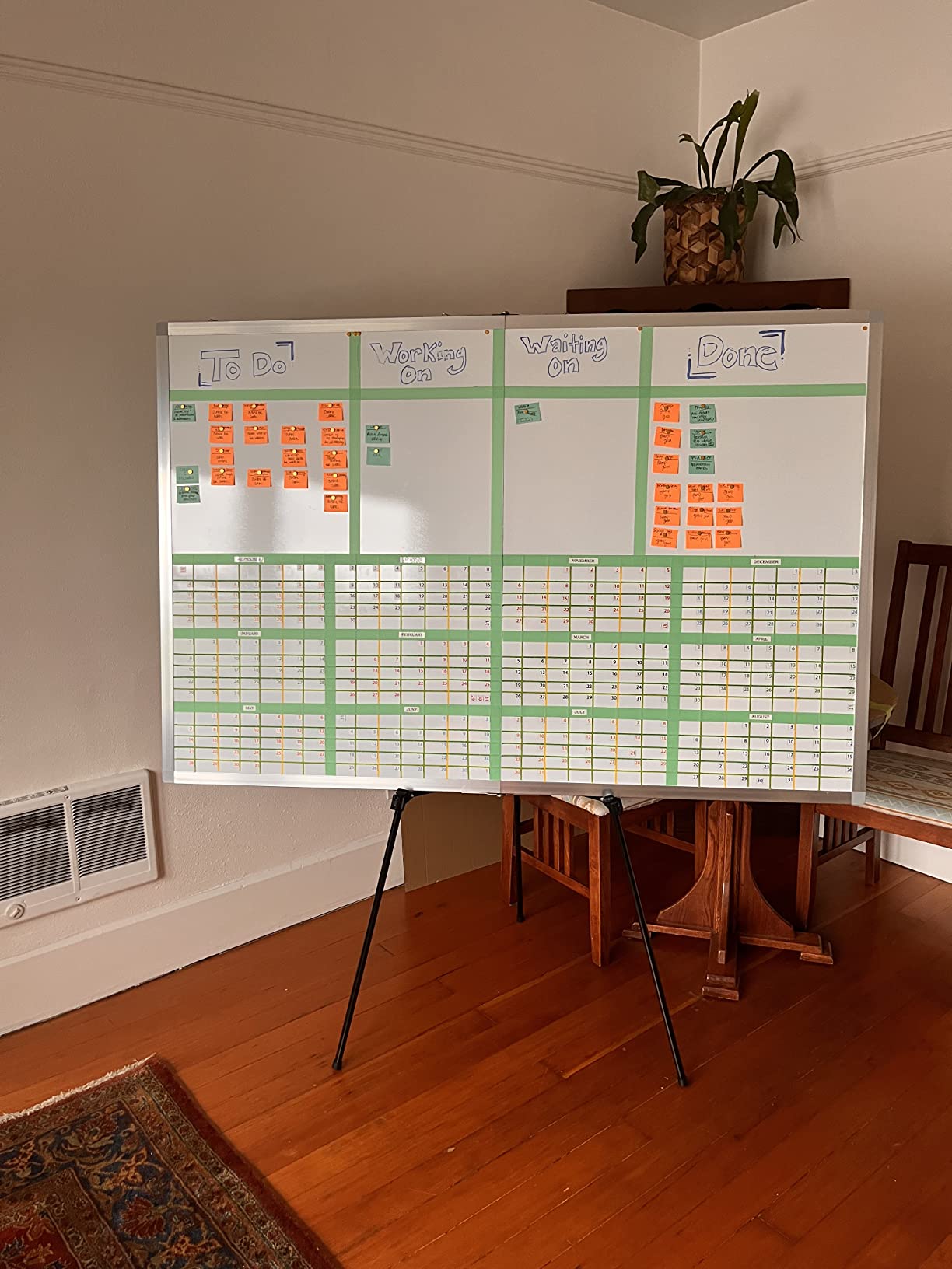 Maxtek White Board Dry Erase 72x48, Large Magnetic Whiteboard Wall Mounted customer photo 2