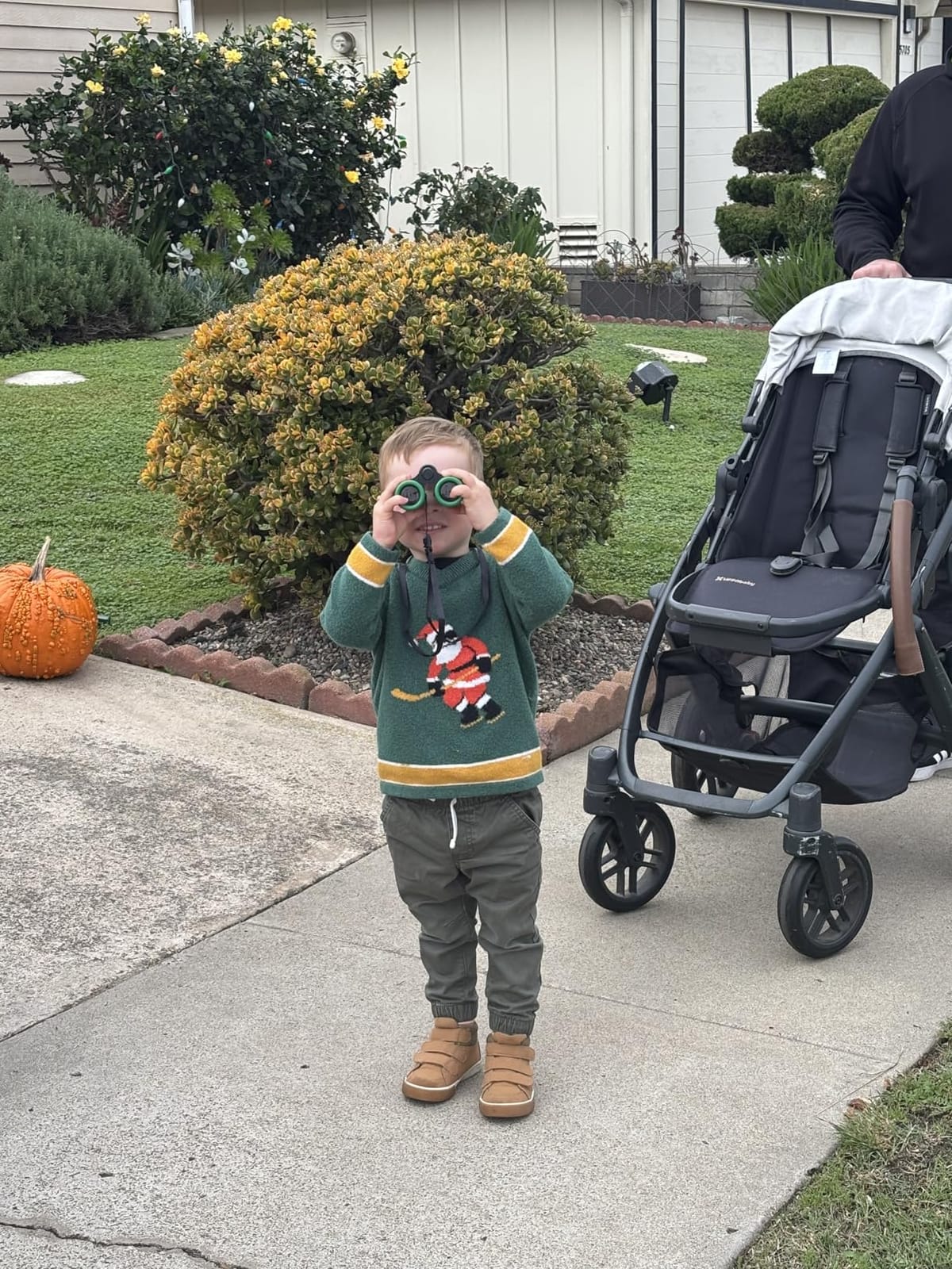 Toys for 3-7 Year Old Girls: LET'S GO! Binoculars for Kids Bird Watching|Camping|Hiking 3 4 5 6 7 8 Year Old Girl Boy Birthday Gifts Outdoor Toy for Kid Ages 4-6 Toddler Gift Stuffers customer photo 2
