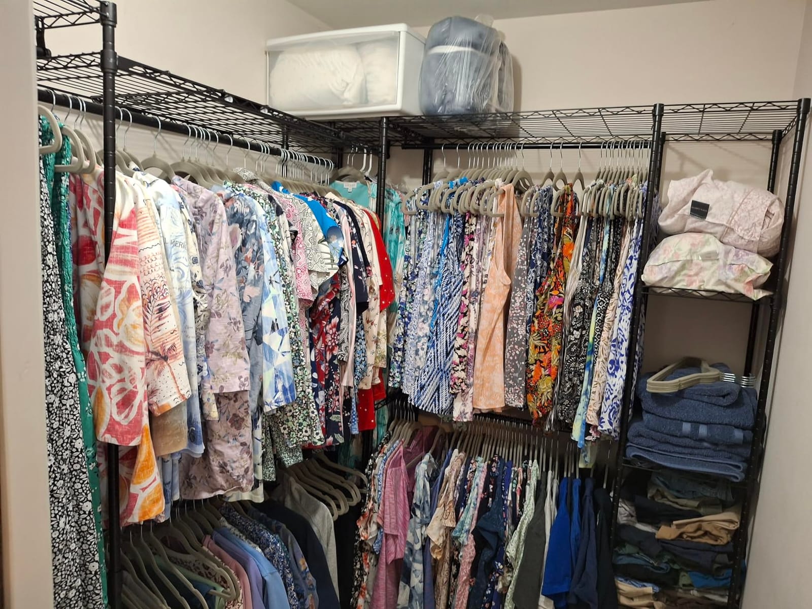 VIPEK V7 Clothes Rack with Shelves Heavy duty Closet for Hanging Clothes customer photo 2
