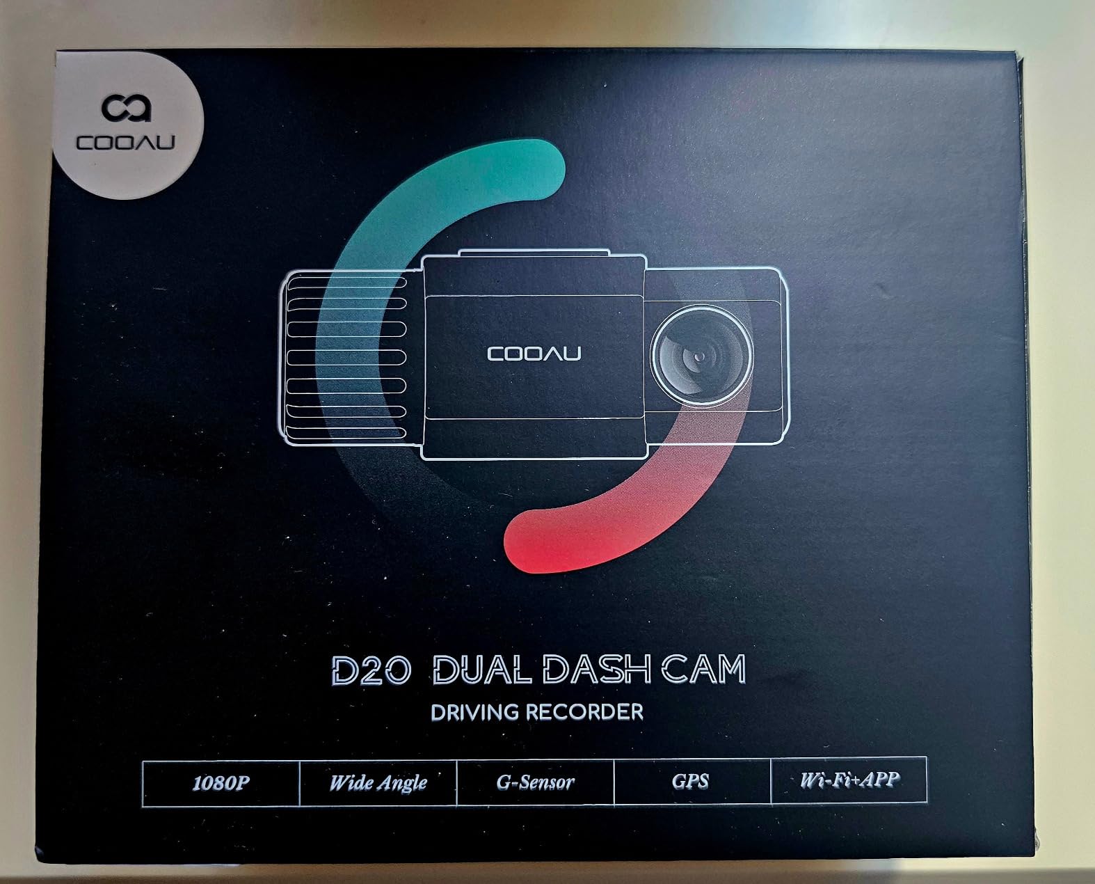 COOAU Dual Dash Cam 2.5K+1080P, Dash Cam Front and Inside, Built-in GPS and WI-FI, Dash Camera for Cars, Perfect for Uber and Taxi Drivers, Night Vision, Accident Record, 24Hr Parking Mode customer photo 1