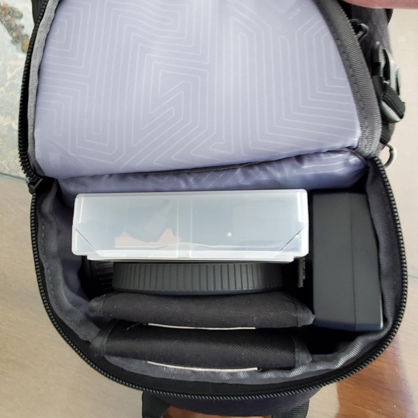 K&F CONCEPT Camera Sling Bag, Compact Crossbody Backpack, 10L customer photo 2