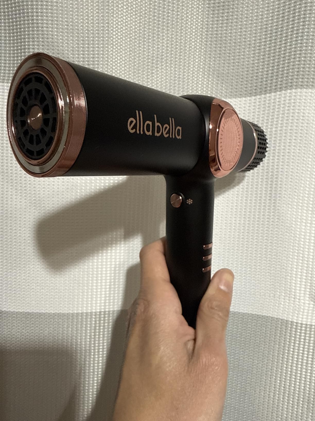 ELLA BELLA® Ionic Hair Dryer with Diffuser - Negative Ion Blow Dryer, Quiet | Professional-Grade Blow Dryer. Intelligent Heat Control & Rapid Drying, Lightweight, Low Noise, All Hair Types customer photo 2