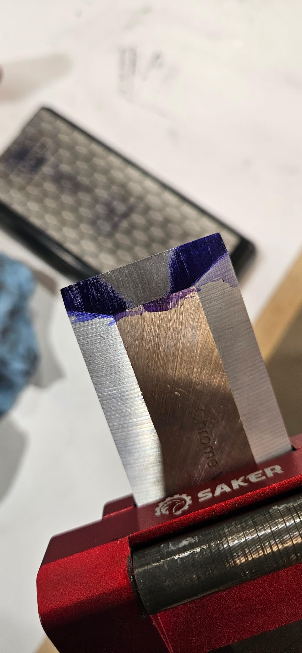 Saker Chisel Sharpening Jig, Chisel Sharpener Wood Honing Guide customer photo 2