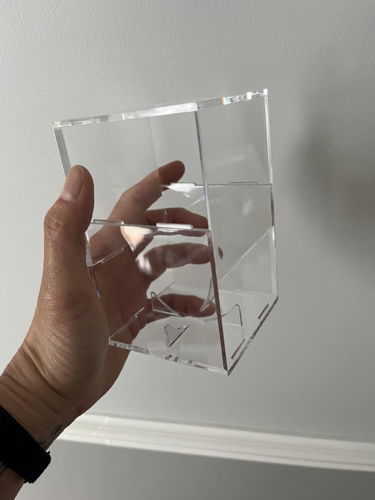 Danodoi UV Protected Clear Acrylic Baseball Display Cube customer photo 2