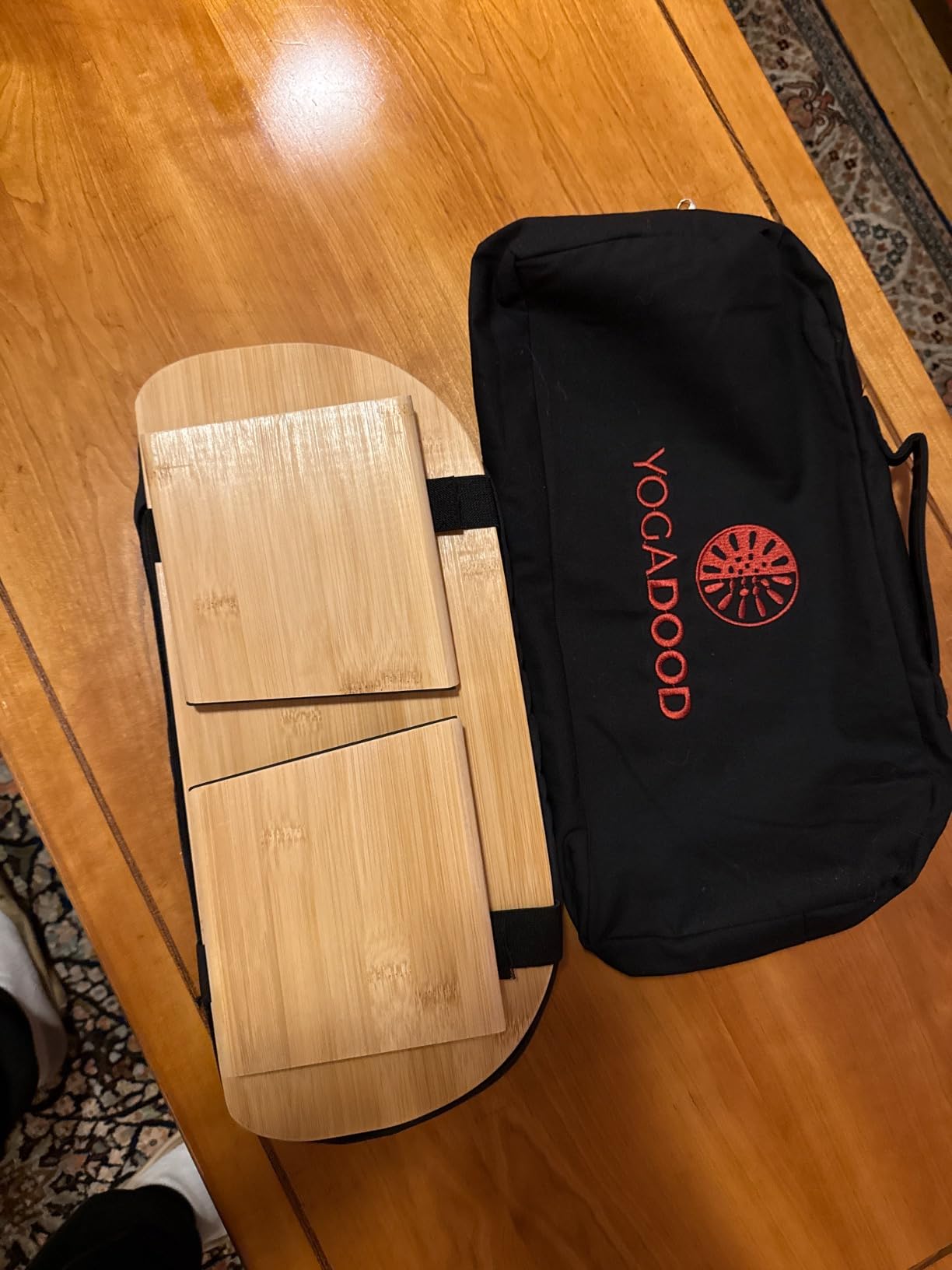 Yoga Dood Meditation Bench - Folding Bamboo Meditation Stool customer photo 2