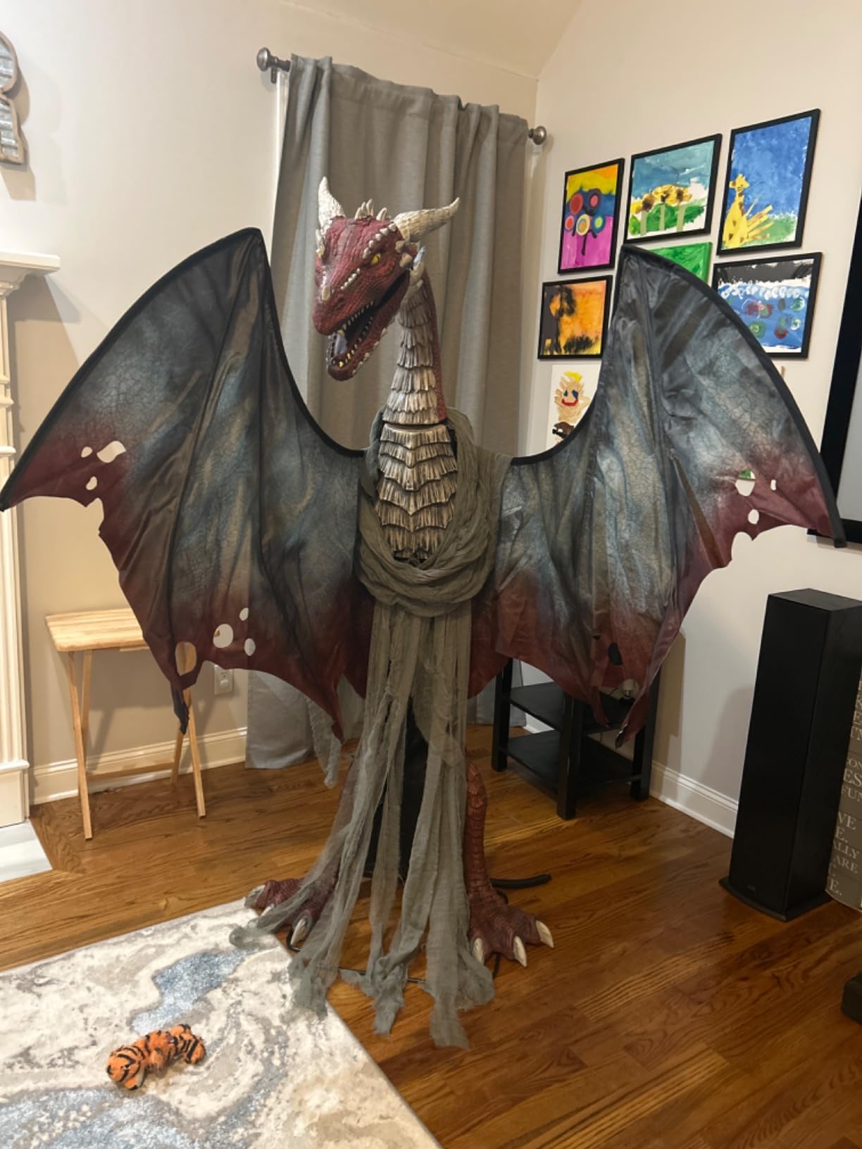 Haunted Hill Farm 7.0-Ft. Motion-Activated Rotting Reaper Animatronic customer photo 1
