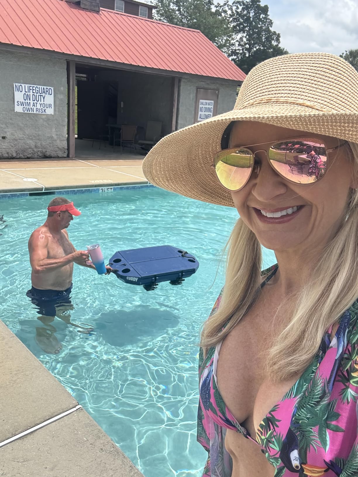 CUDDY Crawler Cooler with Wheels – 40 QT Amphibious Floating Cooler and Dry Storage Vessel - Orange, Navy, Tan, or White customer photo 1