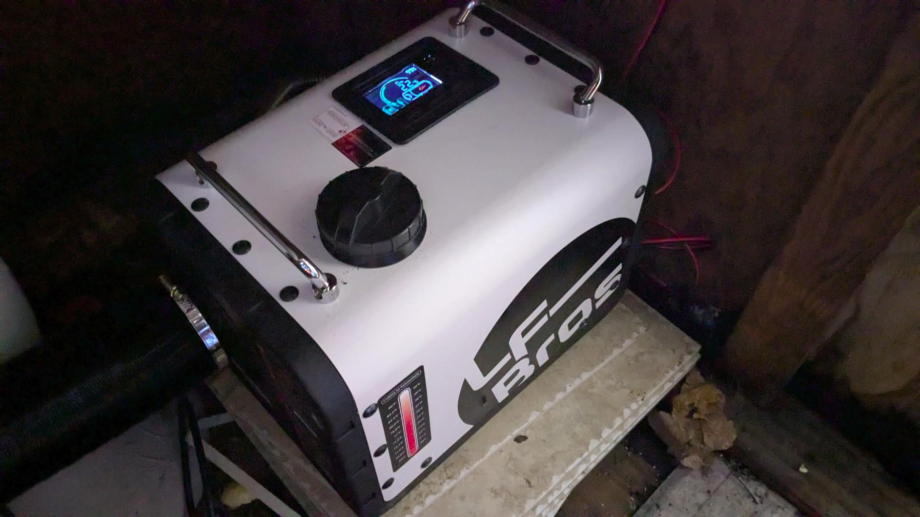 LF Bros 110V/12/24V 5KW Diesel Heater, All-in-One 5L Air Diesel Parking Space Heater with Stylish Design, Come with Remote Control and LCD Screen, Suitable for Home Shop Garage Camper customer photo 1