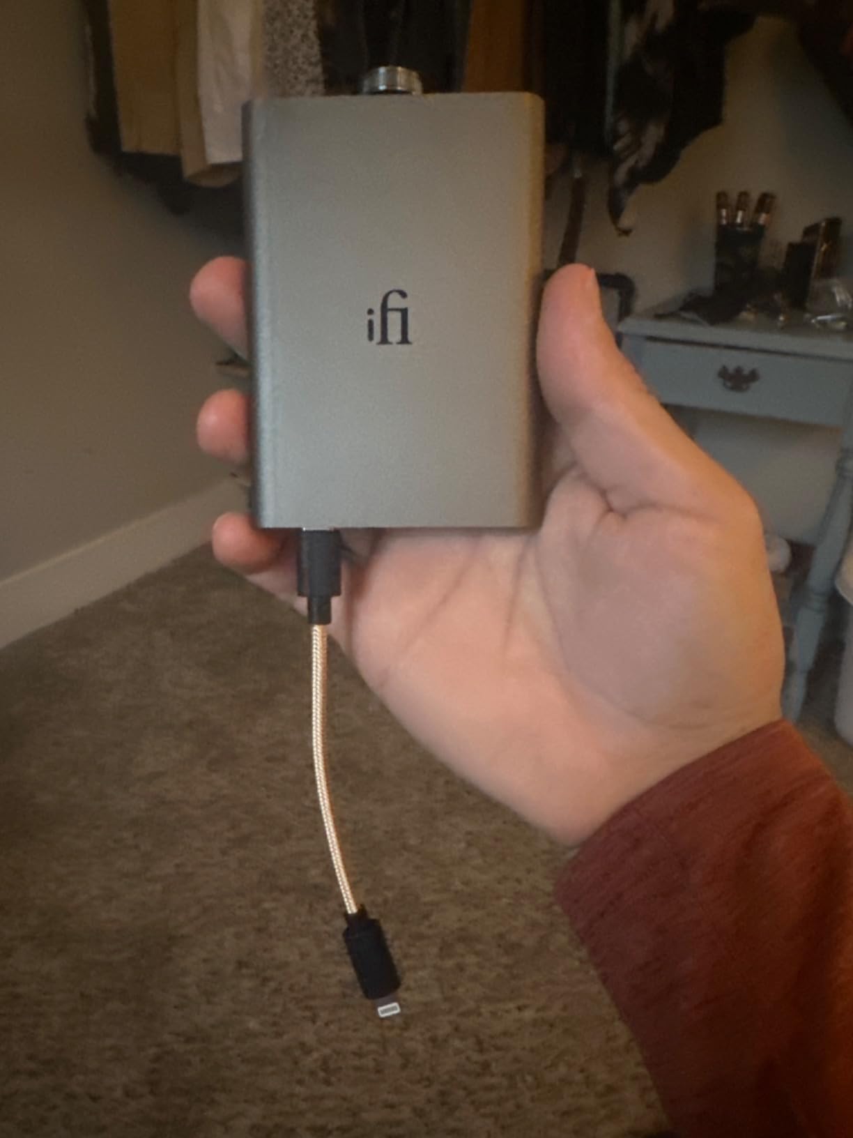 iFi Hip-dac2 Gold Edition - Portable Balanced DAC Headphone Amplifier for Android, iPhone with USB Input Only/Outputs: 3.5mm Unbalanced / 4.4mm Balanced – MQA Decoder customer photo 1