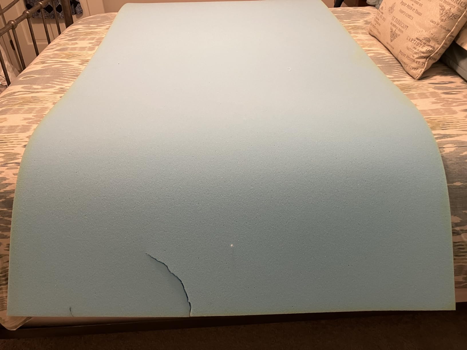 MASVIS King Size Dual Layer 4 Inch Memory Foam Mattress Topper, 2 Inch Gel Memory Foam and 2 Inch Cooling Pillow Top Mattress Pad Cover for Back Pain, Medium Support customer photo 2
