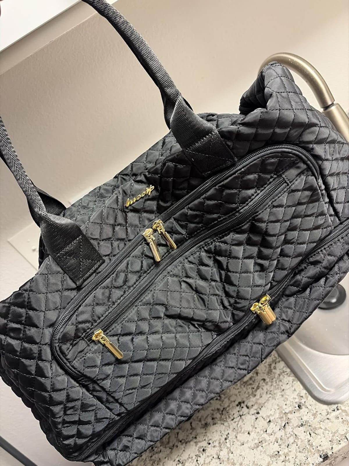 Large Travel Duffle Bags for Women: 35L Weekender Bag with Shoe Compartment customer photo 2