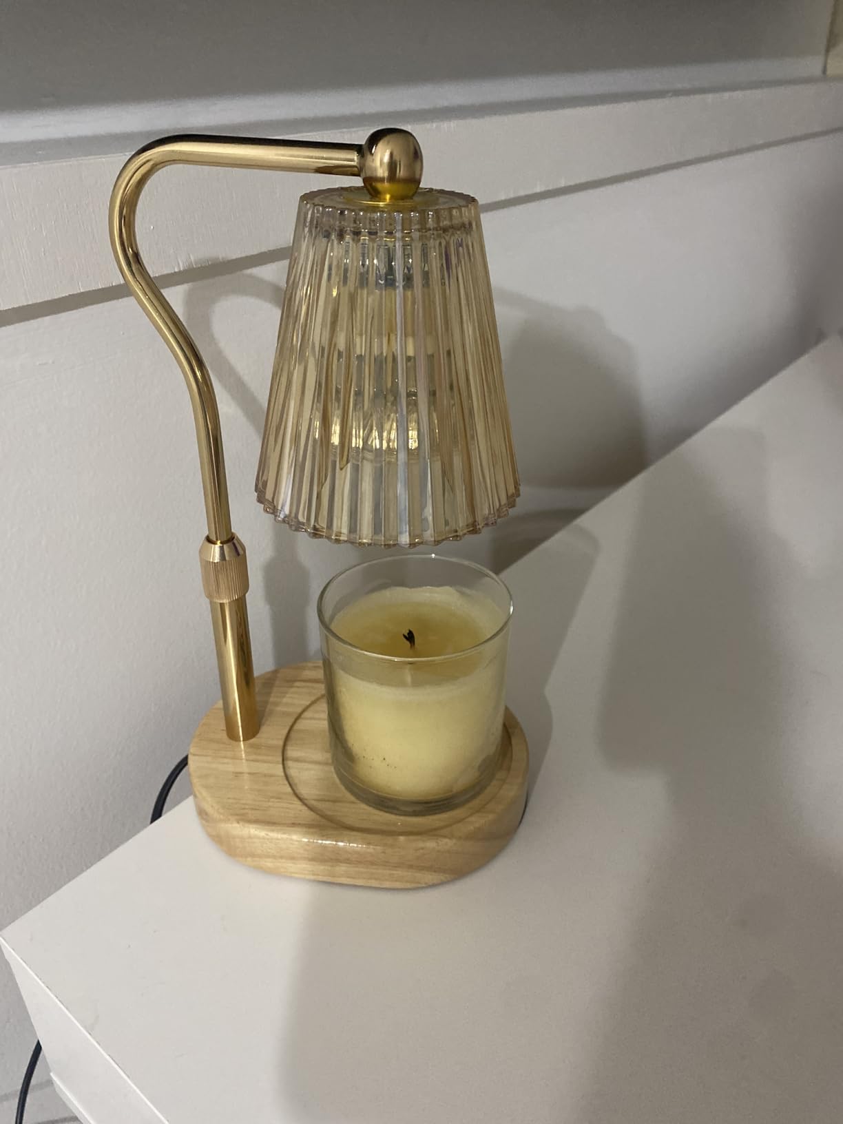 seenlast Candle Warmer Lamp with Timer Dimmer Adjustable Height for New Home Bedroom,Mothers Day Gifts,Vintage Home Decor for Scented Jar customer photo 2