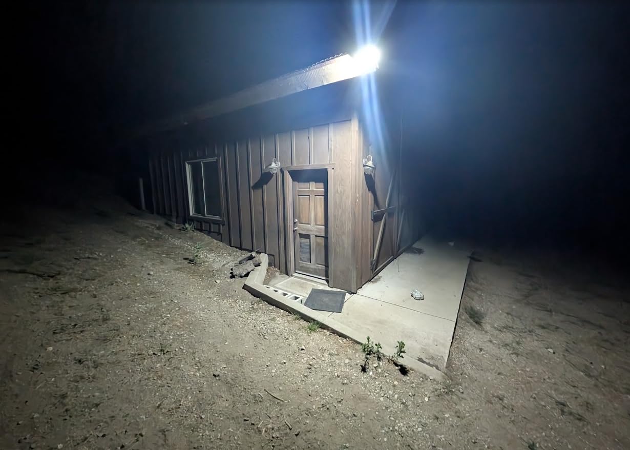 Tuffenough Solar Outdoor Lights 2500LM 210 LED Security Lights with Remote Control,3 Heads Motion Sensor Lights, IP65 Waterproof,270° Wide Angle Flood Wall Lights with 3 Modes(4 Pack) customer photo 1