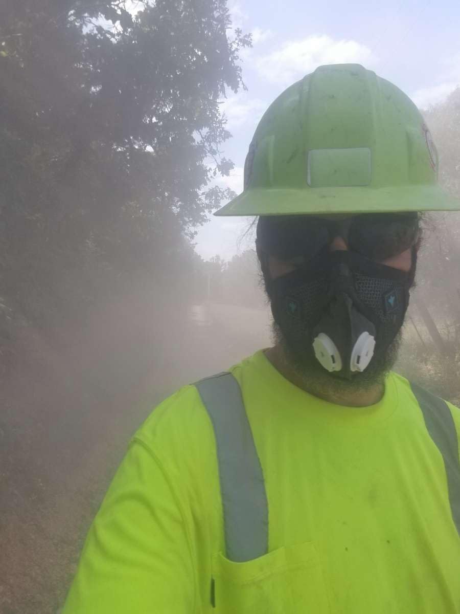 RZ Mask RZM3 - Patented Dust Mask w/ 99.9% Carbon Filtration, Anti Fogging, 360° Seal with 3 Straps, 50% Better Breathability customer photo 1