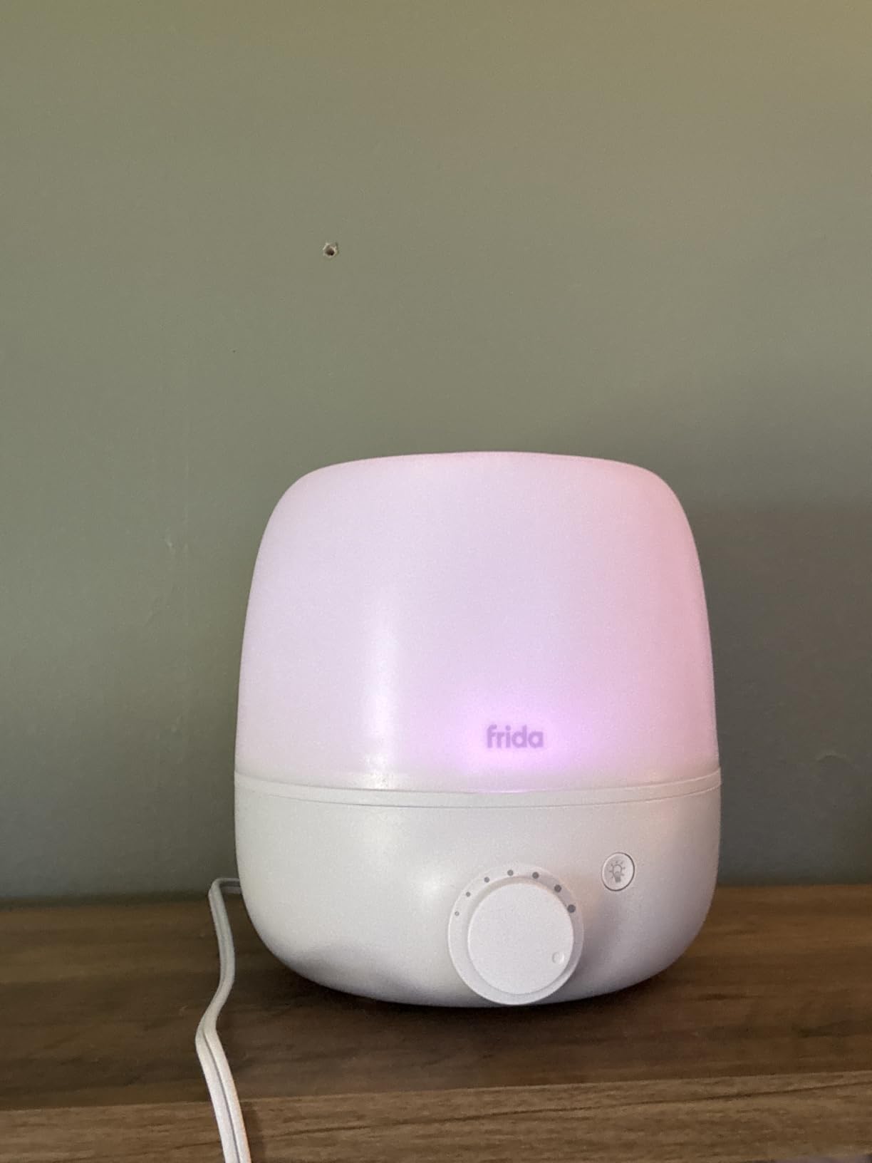 Frida Baby 3-in-1 XL Top Fill Cool Mist Humidifier for Bedroom, Essentials customer photo 2