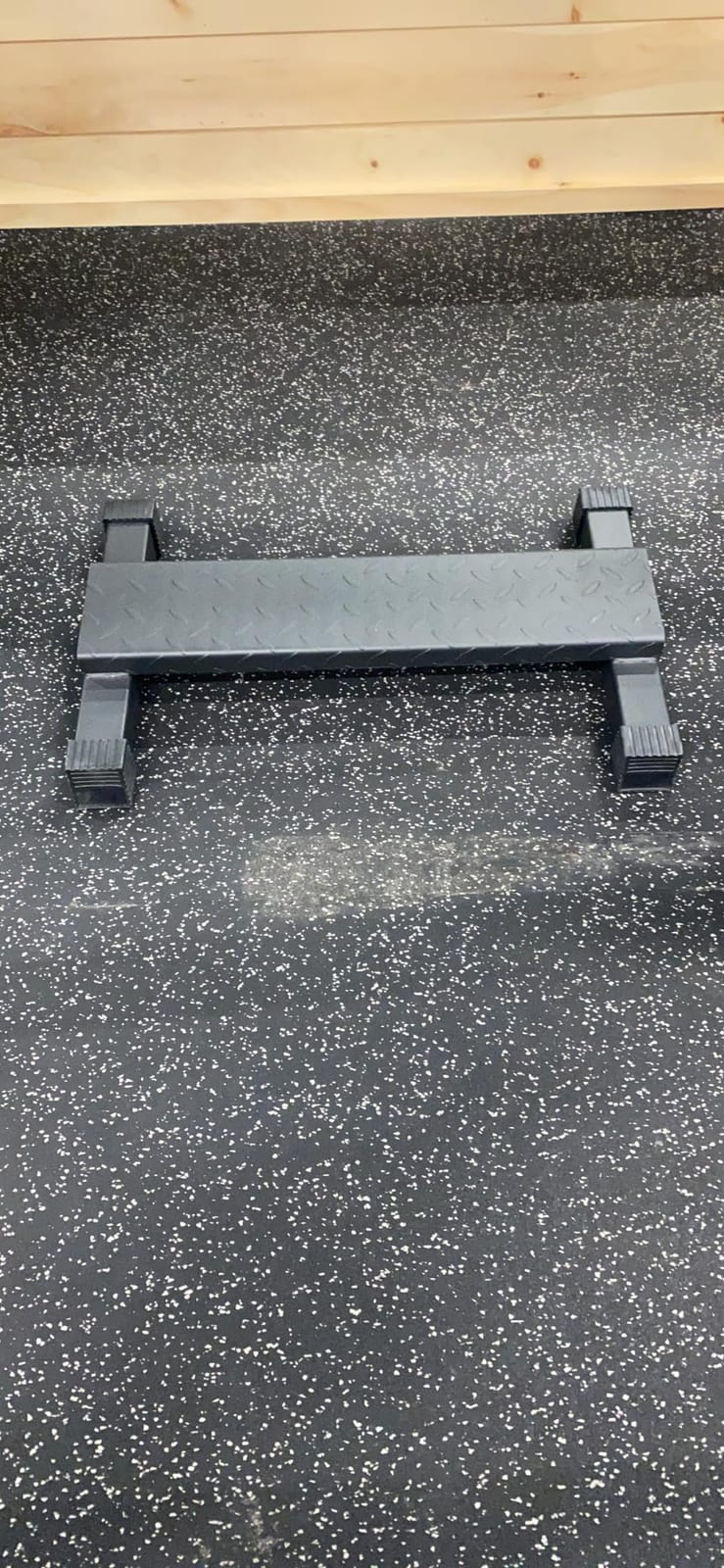BLUSLM Steel Calf Raise Bar, Standing Machine for Stretching, Squat, Foot Stretch, Anti-Slip Solid Block (Calf Raise BAR 1) customer photo 1