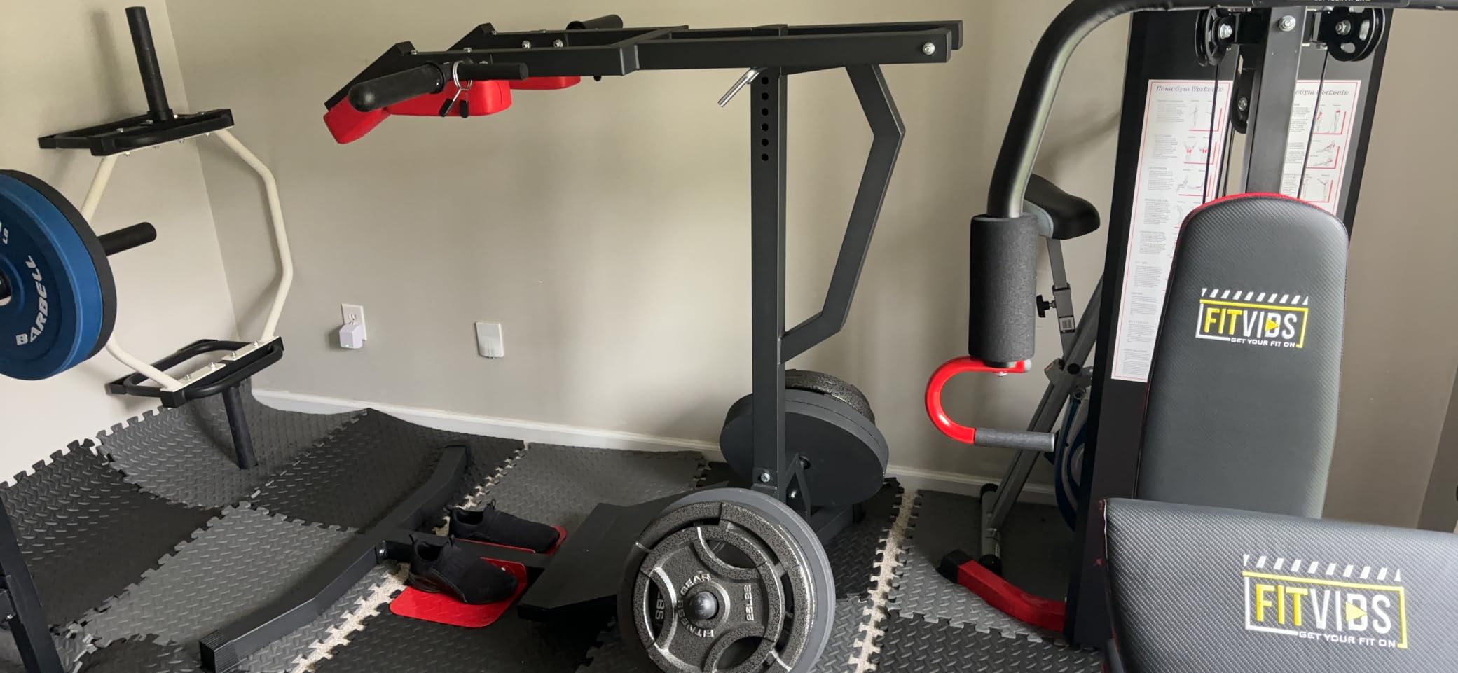 VIVITORY Leverage Squat Calf Raise Machine, Hack Squat Machine customer photo 2