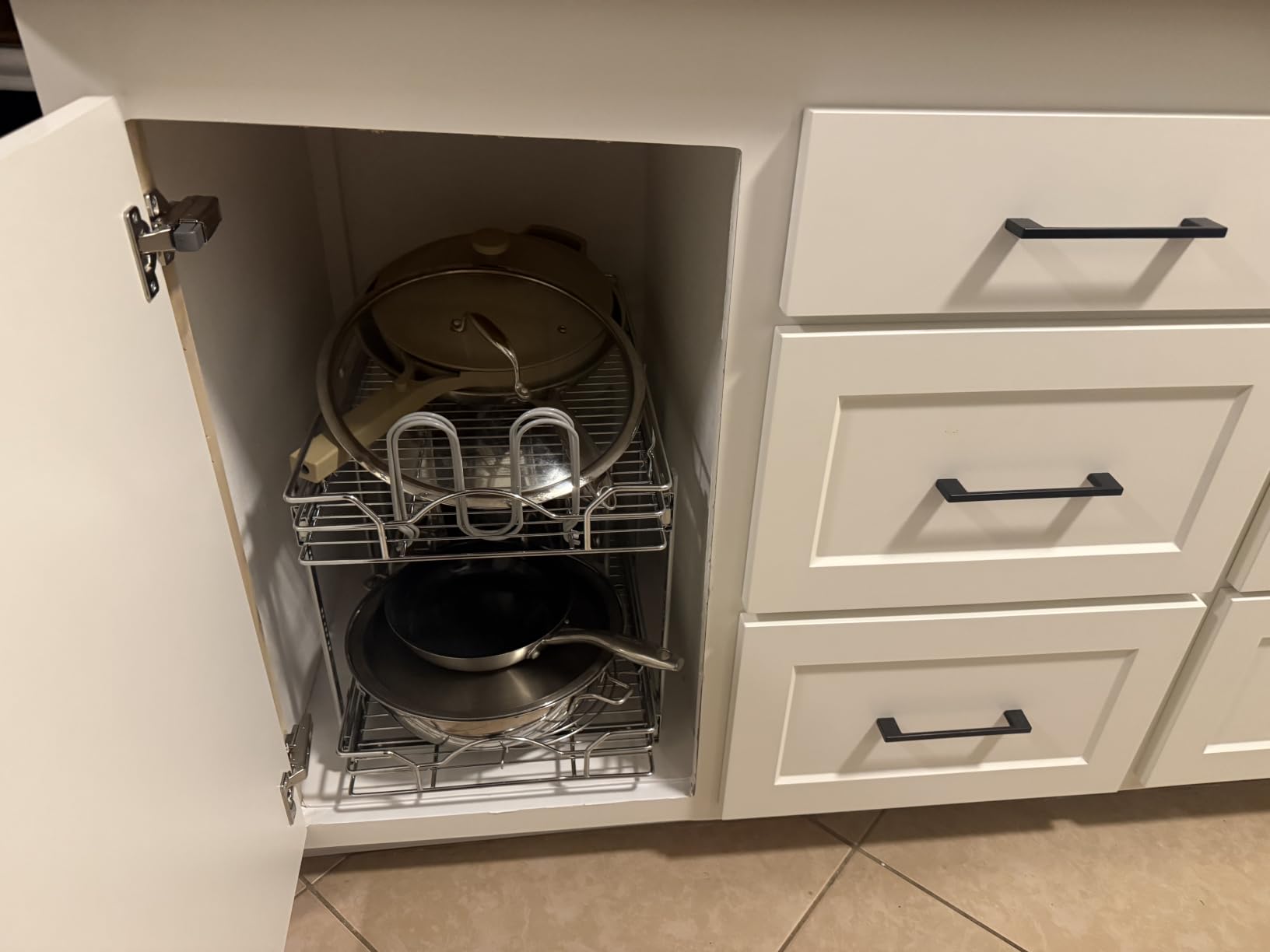 OCG 2 Tier Pull Out Cabinet Organizer (15.5