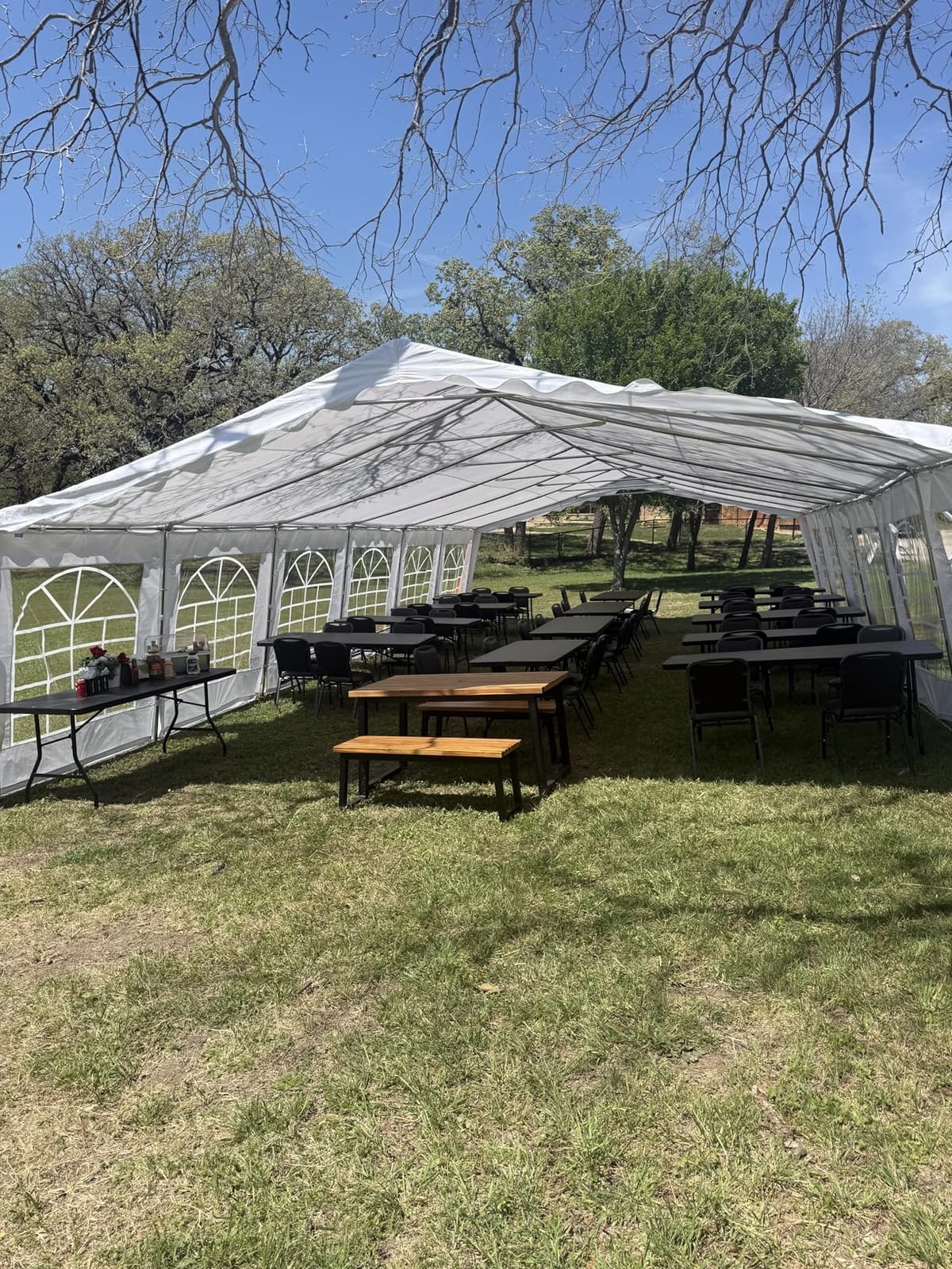 GREEN PARTY 20x40 ft Party Tent Heavy Duty, Outdoor Wedding Commercial Tent customer photo 1