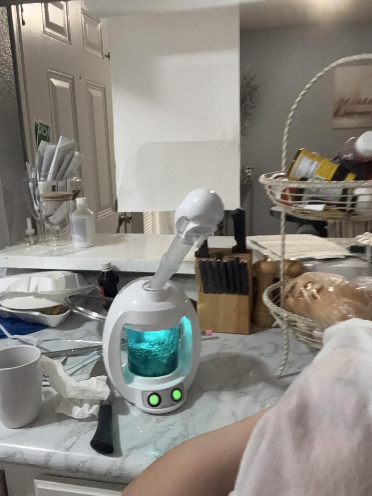 Facial Steamer, Face Steamer and Hair Steamer for Esthetician customer photo 1