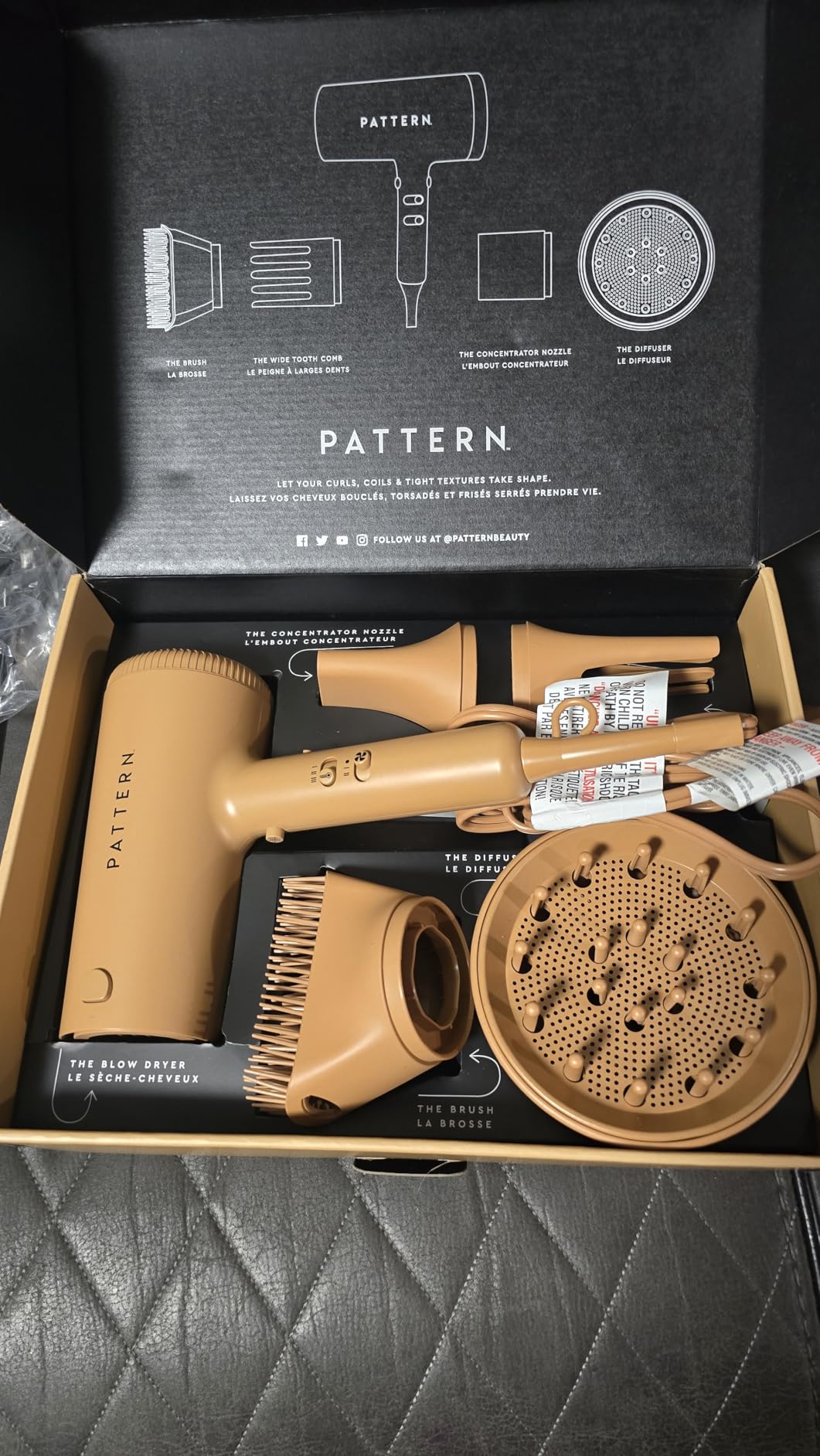 PATTERN by Tracee Ellis Ross Blow Dryer with Four Attachments for Curly, Coily & Tight Texture Hair customer photo 2