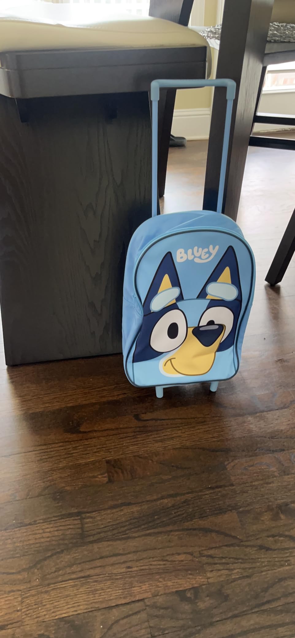 Bluey Kids Rolling Suitcase, 16 x 13 x 4 inches, Luggage for Girls and Boys, Travel Bag with Extendable Handle and Wheels, Gifts for Kids customer photo 1
