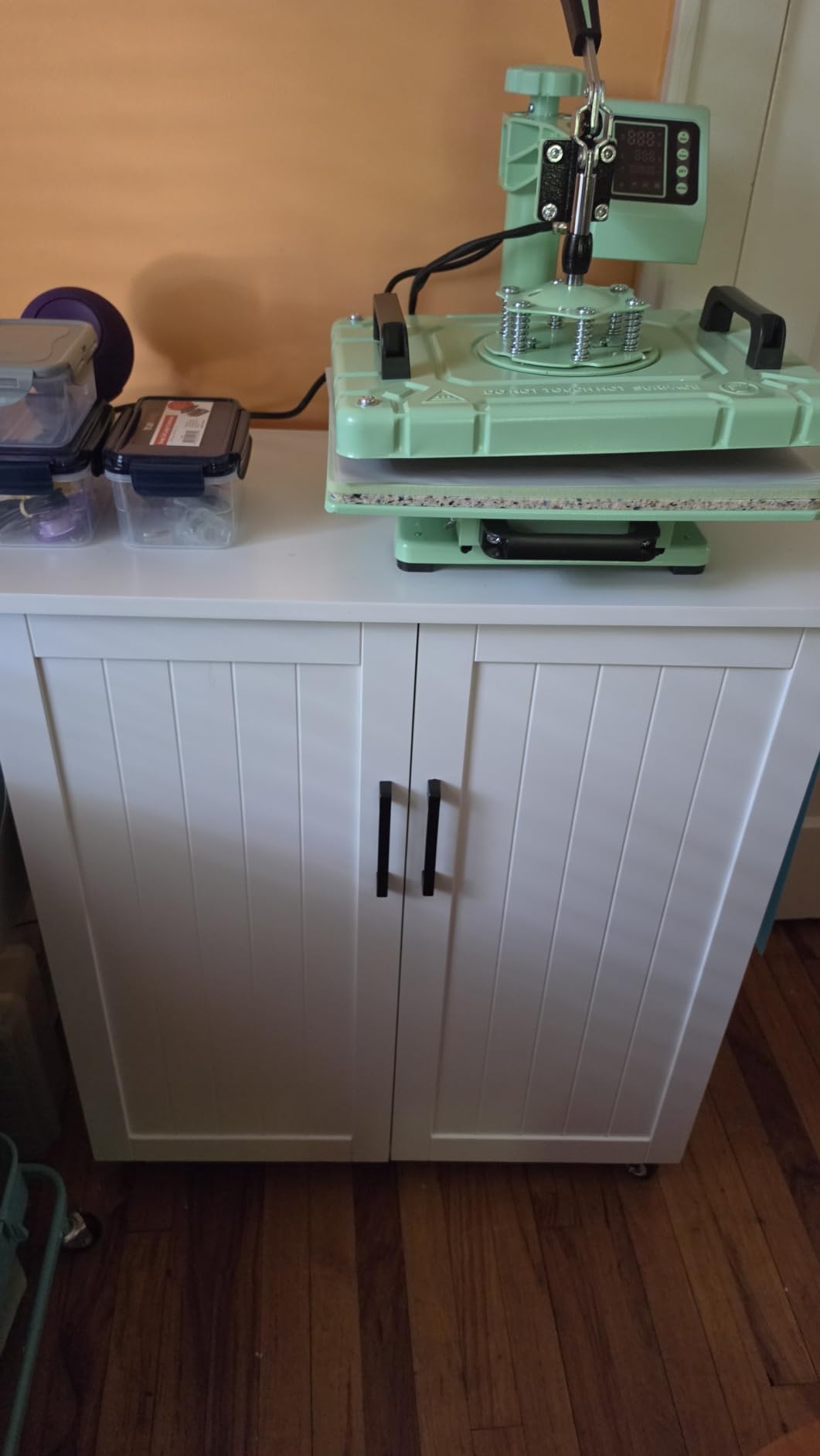GDLF Craft Cart Compatible with Cricut, Rolling Storage Cabinet customer photo 2