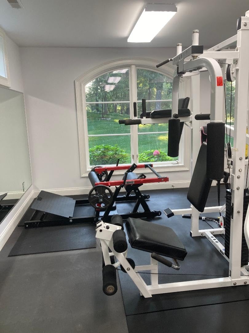 GMWD Hip Thrust Machine, 800LBS Plate-Loaded Glute Bridge Machine with Weight Holder, Heavy Duty Butt Exercise Equipment for Glute Muscles Building and Butt Shaping, Adjustable Footboard customer photo 1