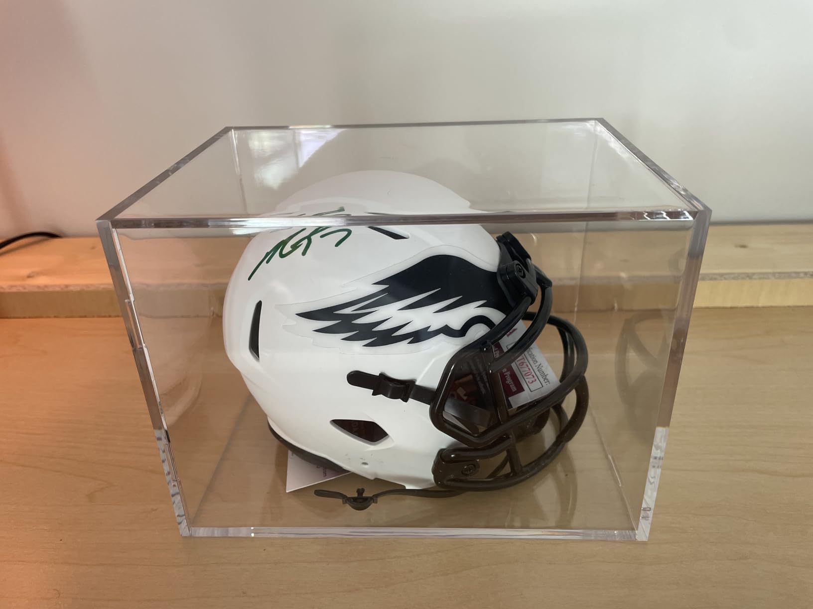 BCW Mini Helmet Showcase with UV Protection, Clear Stackable Case, 1 Pack customer photo 2