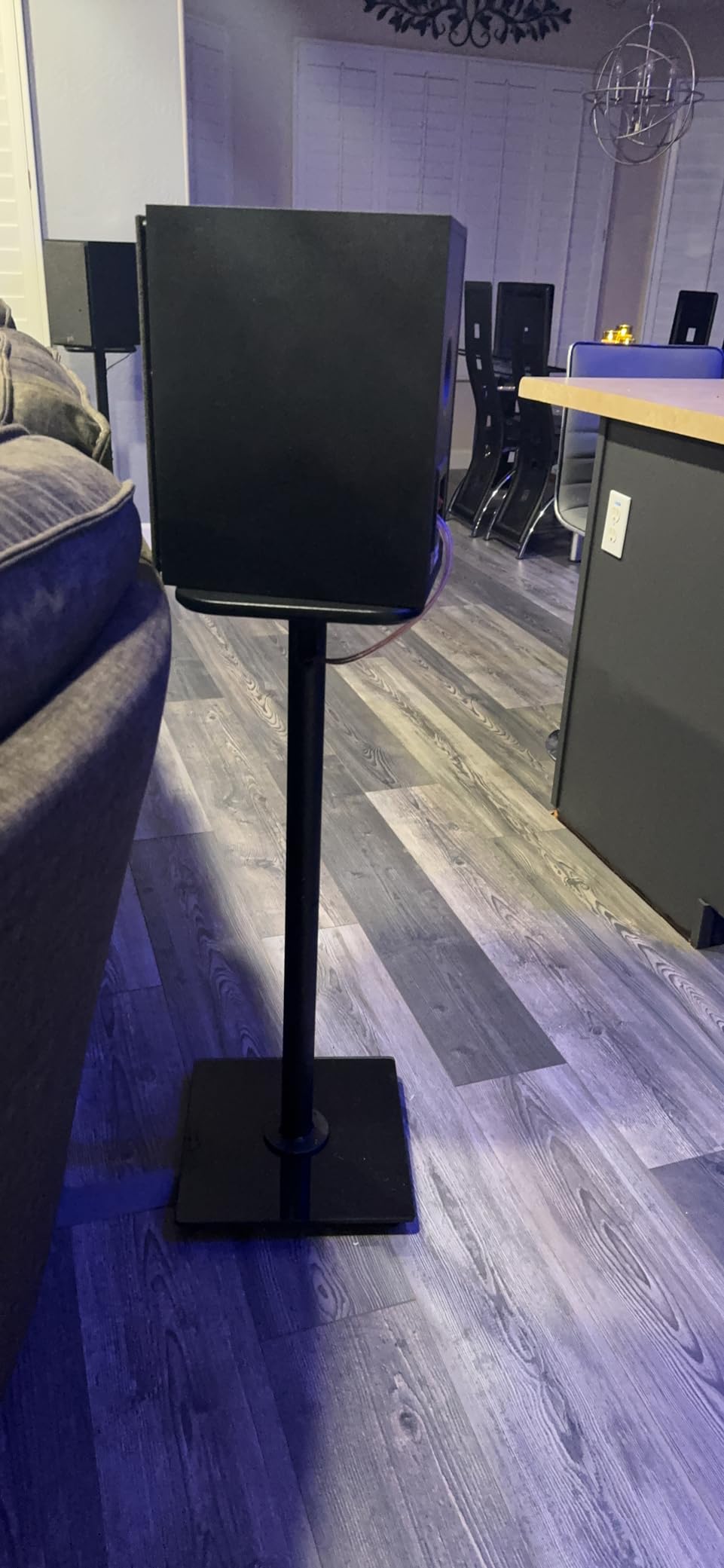 MOUNTUP Universal Speaker Stands Pair for Surround Sound Home Theater, 31