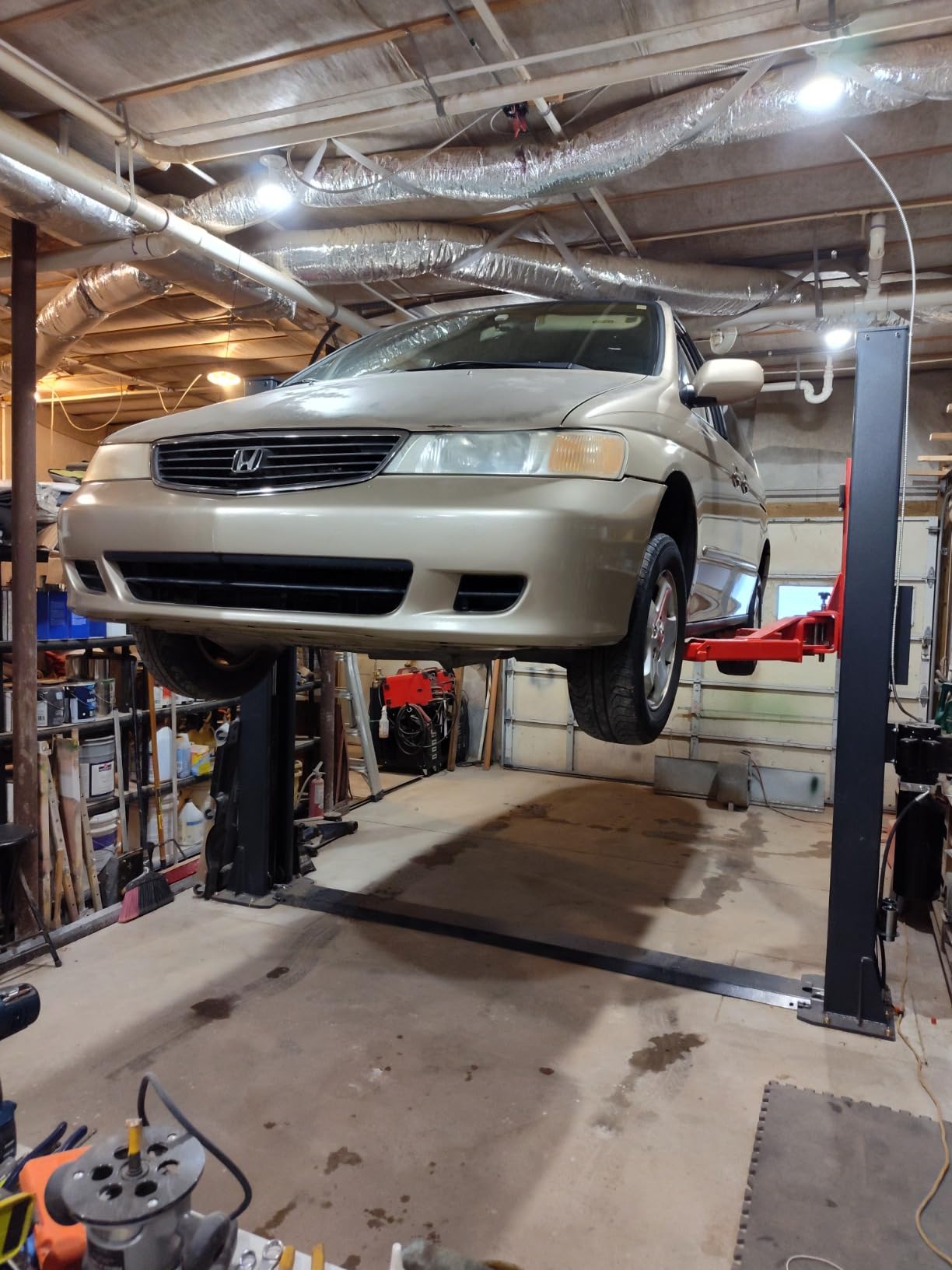 12000 Lbs 4.0HP Two Post Lift Single Lock Release Auto Lift Car Lift 2-Post Lift Truck Hoist customer photo 1