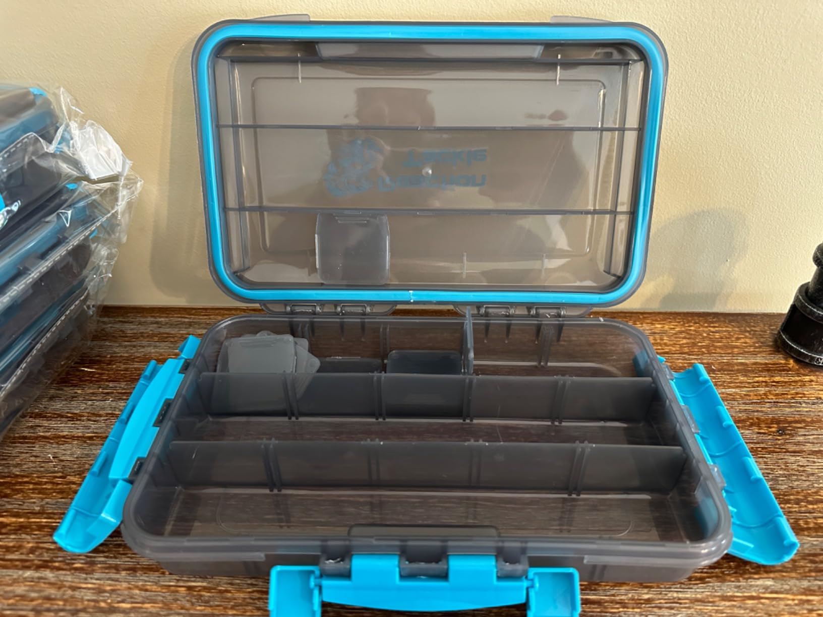 Reaction Tackle Premium Tackle Trays, Water Resistant Fishing Tackle Box Organizers with Triple Clip Closure, Removable Dividers and Clear View Design - 3600 (4-Pack) customer photo 2