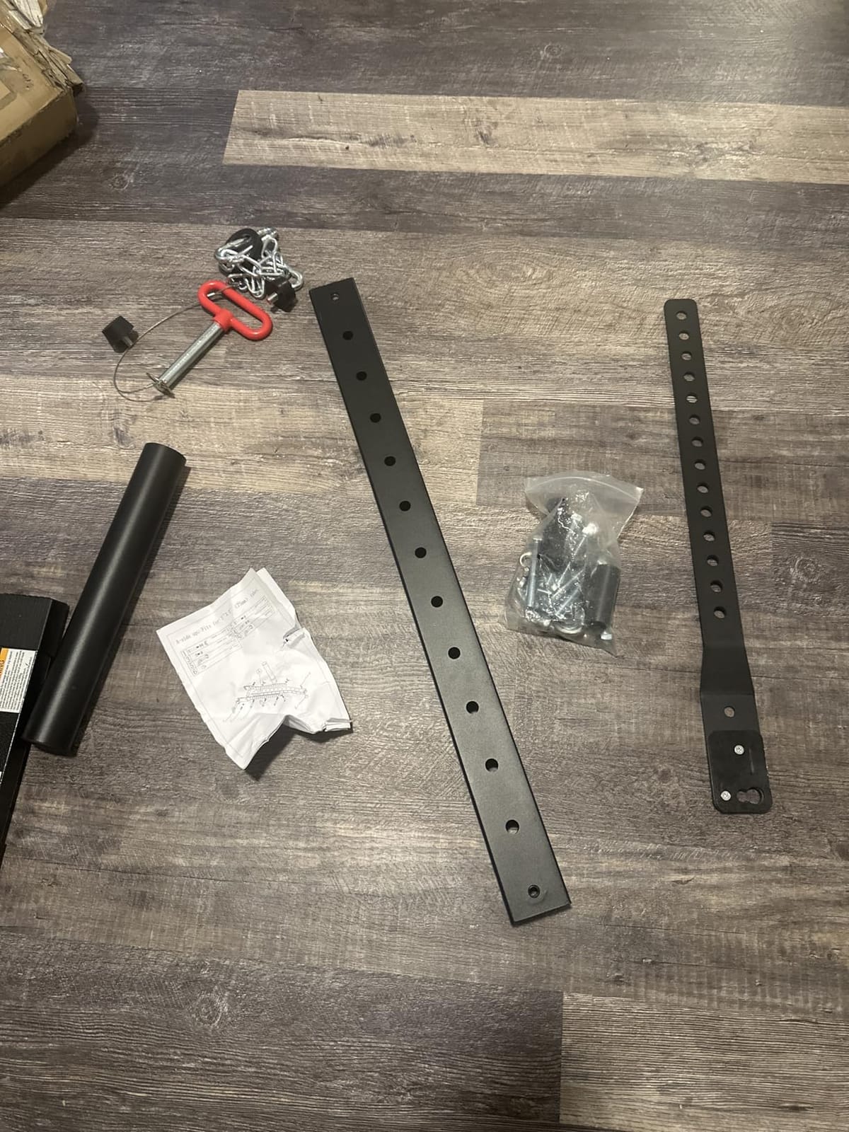 Multi Use Belt Squat Attachment for Rack,Adjustable Length Belt Squat System,Fits for 3''X3'' or 2''X2'' Power Racks and 1/2'' or 5/8'' Holes,Lever Lifting Belt,Lever Arms customer photo 1