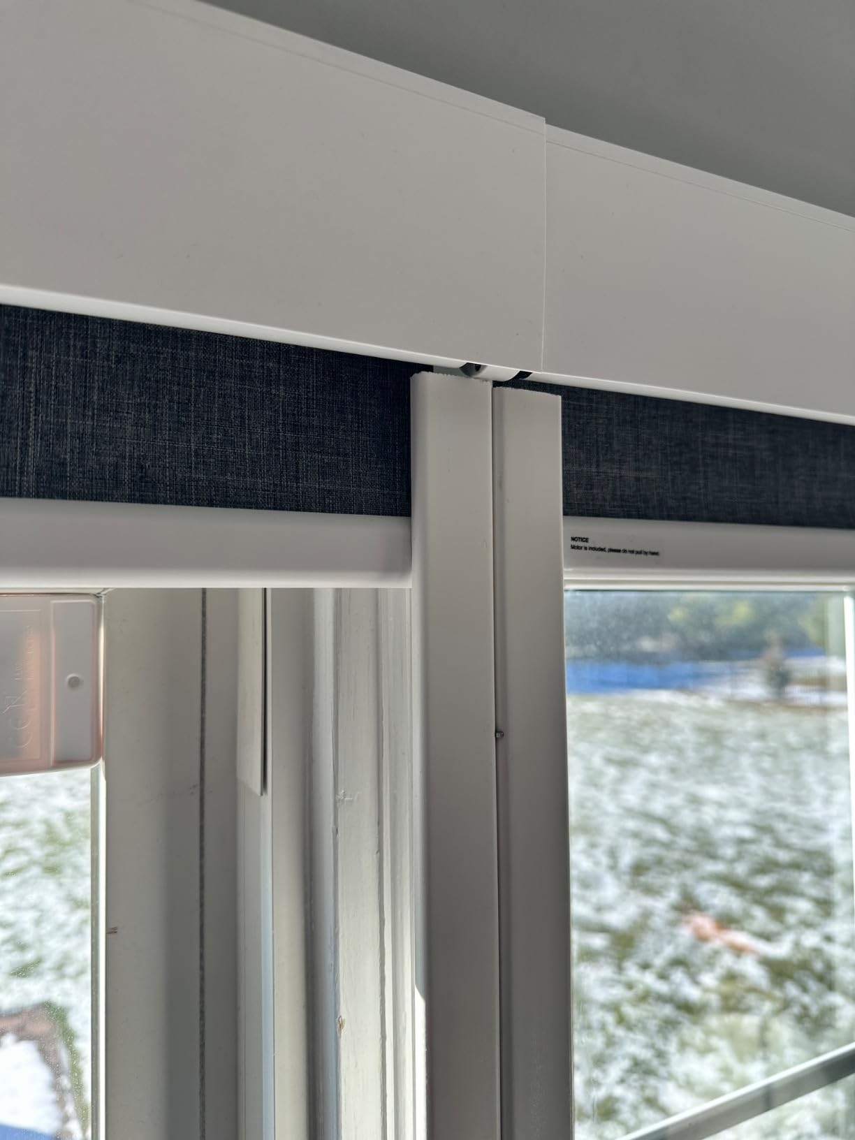 Motorized Blinds with Remote Roller Shades White, 34 x 72 customer photo 2