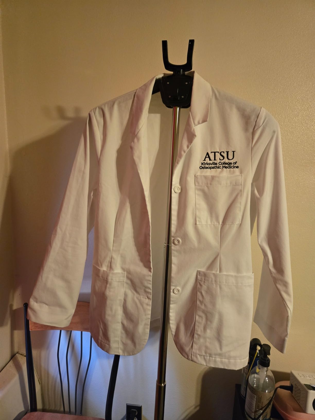 Anthter Steamer for Clothes, 1500W Powerful Standing Garment Steamer with Roll Wheels(Silver) customer photo 2