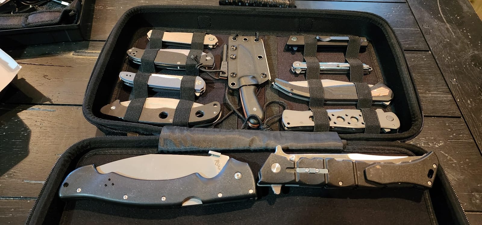 casmilee 64+ Pocket Knife Storage Case for Folding Knife Collections customer photo 2