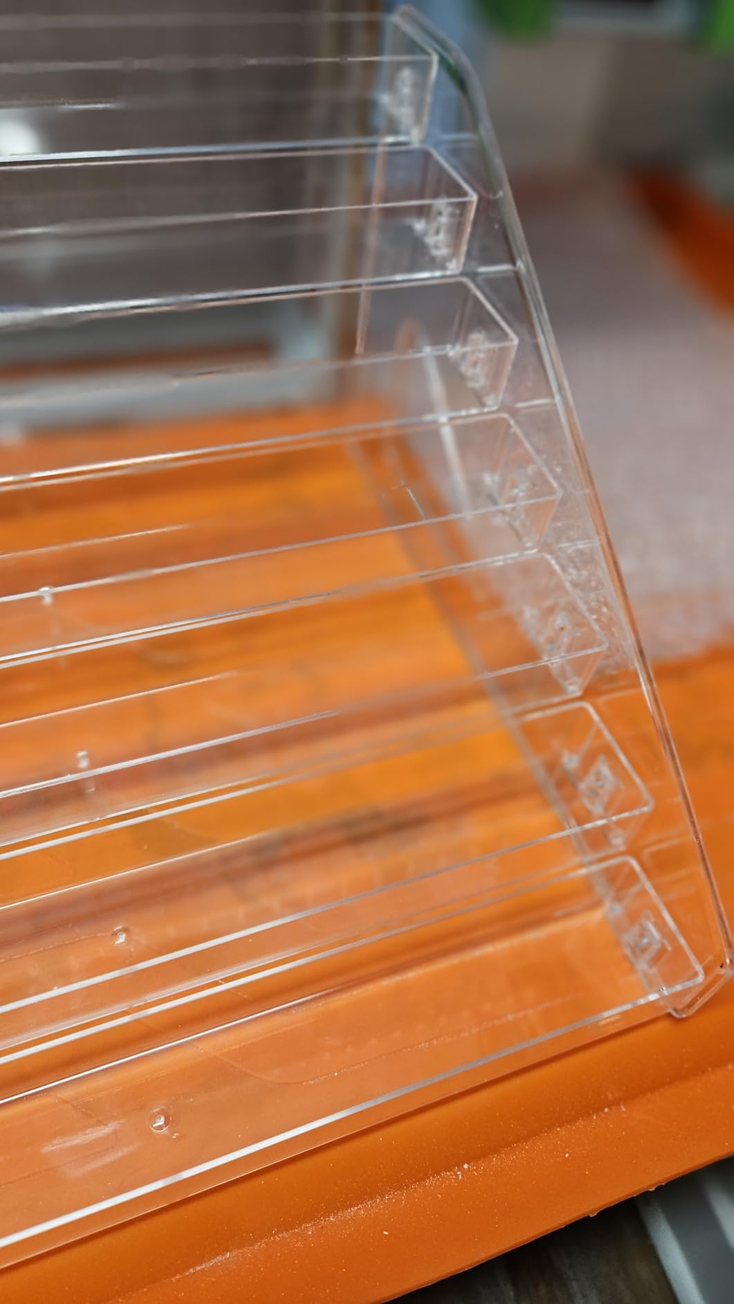 Vowcarol Clear Paint Organizer, Miniature Paint Holder 7 Layers Paint Storage Rack, Craft Paint Organizer Rack customer photo 1