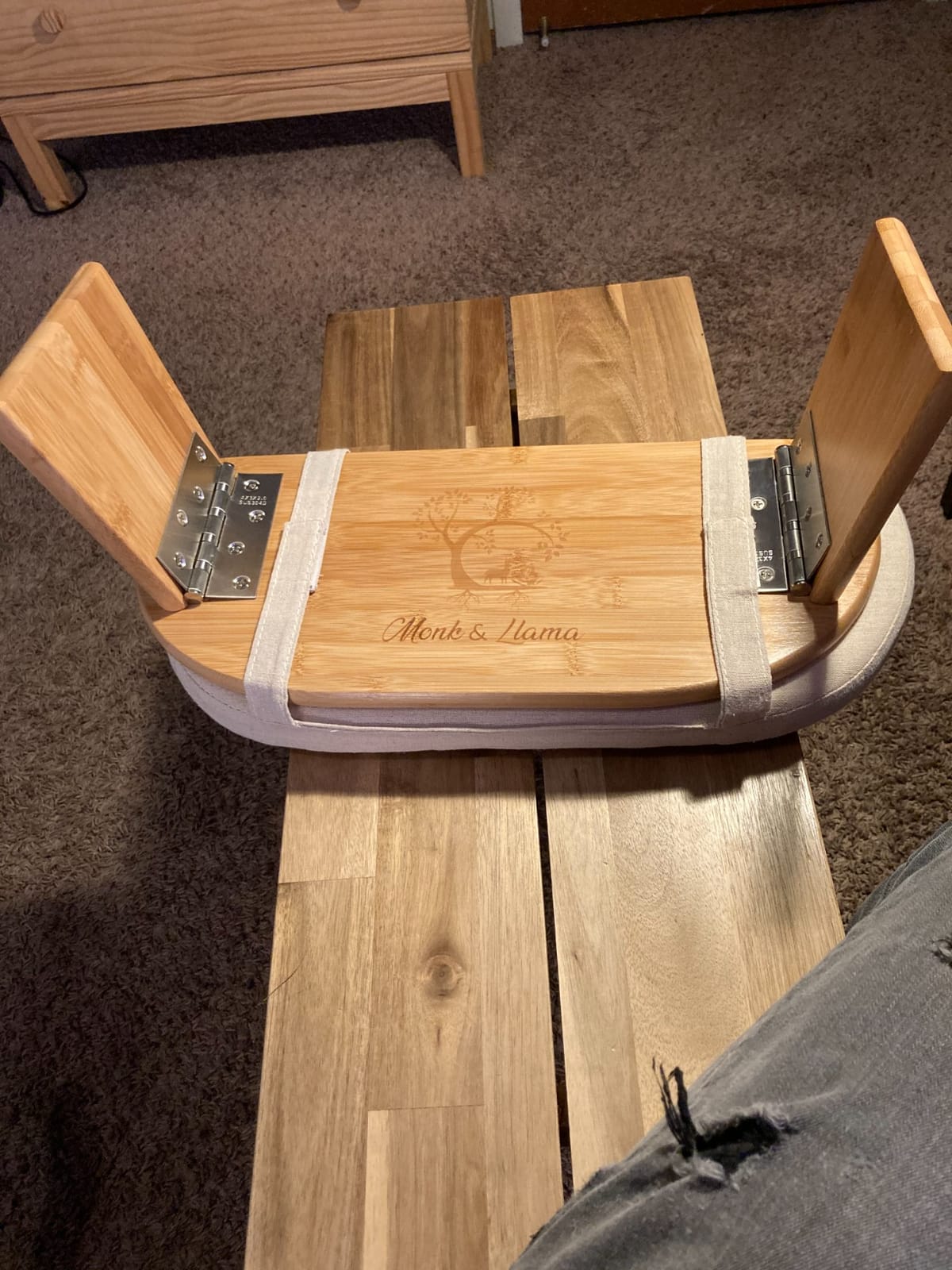 MONK & LLAMA Meditation Bench customer photo 2