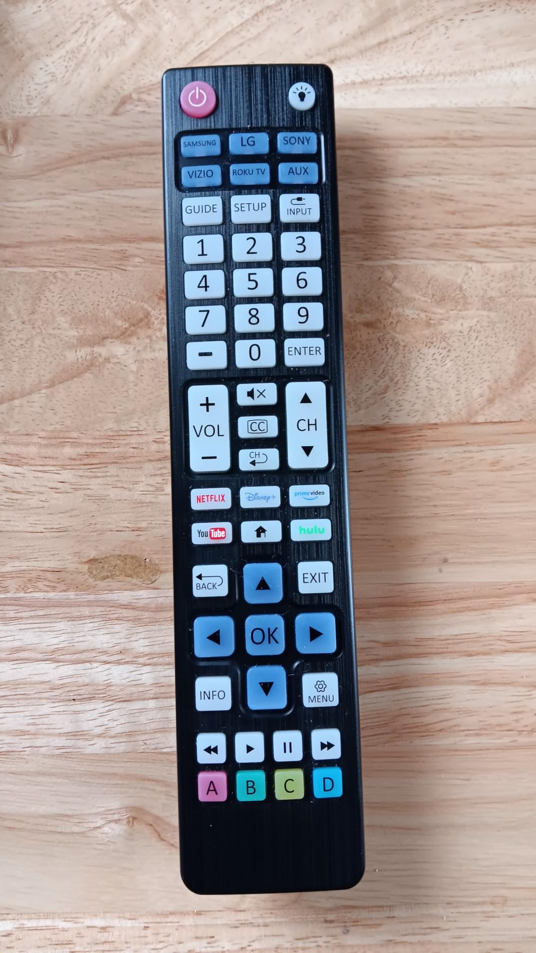 UltraPro Backlit OneTouch Universal Remote Control, Replacement TV Remote customer photo 1