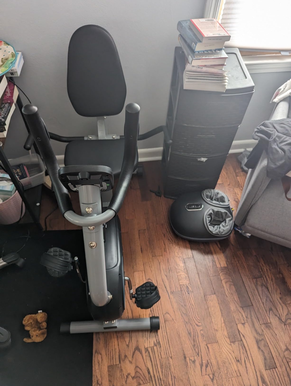 Recumbent Exercise Bike for Seniors - 400LB Weight Capacity Recumbent Bikes with Comfortable Seat, Pulse Sensor, 16-level Resistance, LCD Monitor customer photo 2