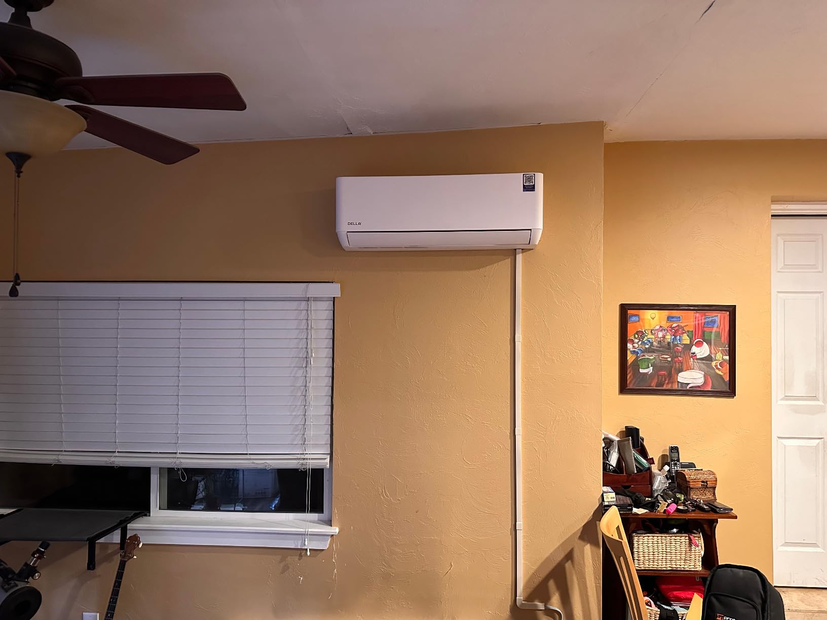 DELLA Optima Series 9,000 BTU Mini Split AC, Hyper Heat Down to -13°F, Up to 400 Sq. Ft, 24 SEER2 115V, Energy Star, WiFi & Alexa, Inverter AC with 0.75 Ton Pre-Charged Heat Pump & 16.4ft Kit customer photo 2