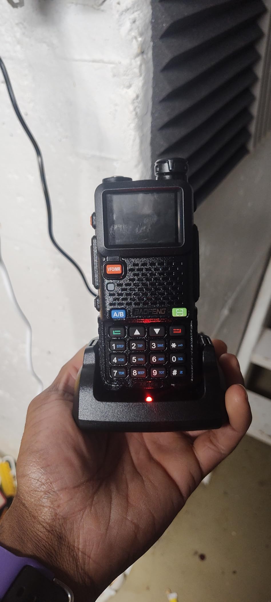 Baofeng Radio Ham Radio Handheld UV-5R Upgrade Long Range Rechargeable AR-5RM 10W NOAA Weather Emergency Tactical Two Way Radio with Programming Cable for Survival Gear Hunting Camping,2 Pack customer photo 2