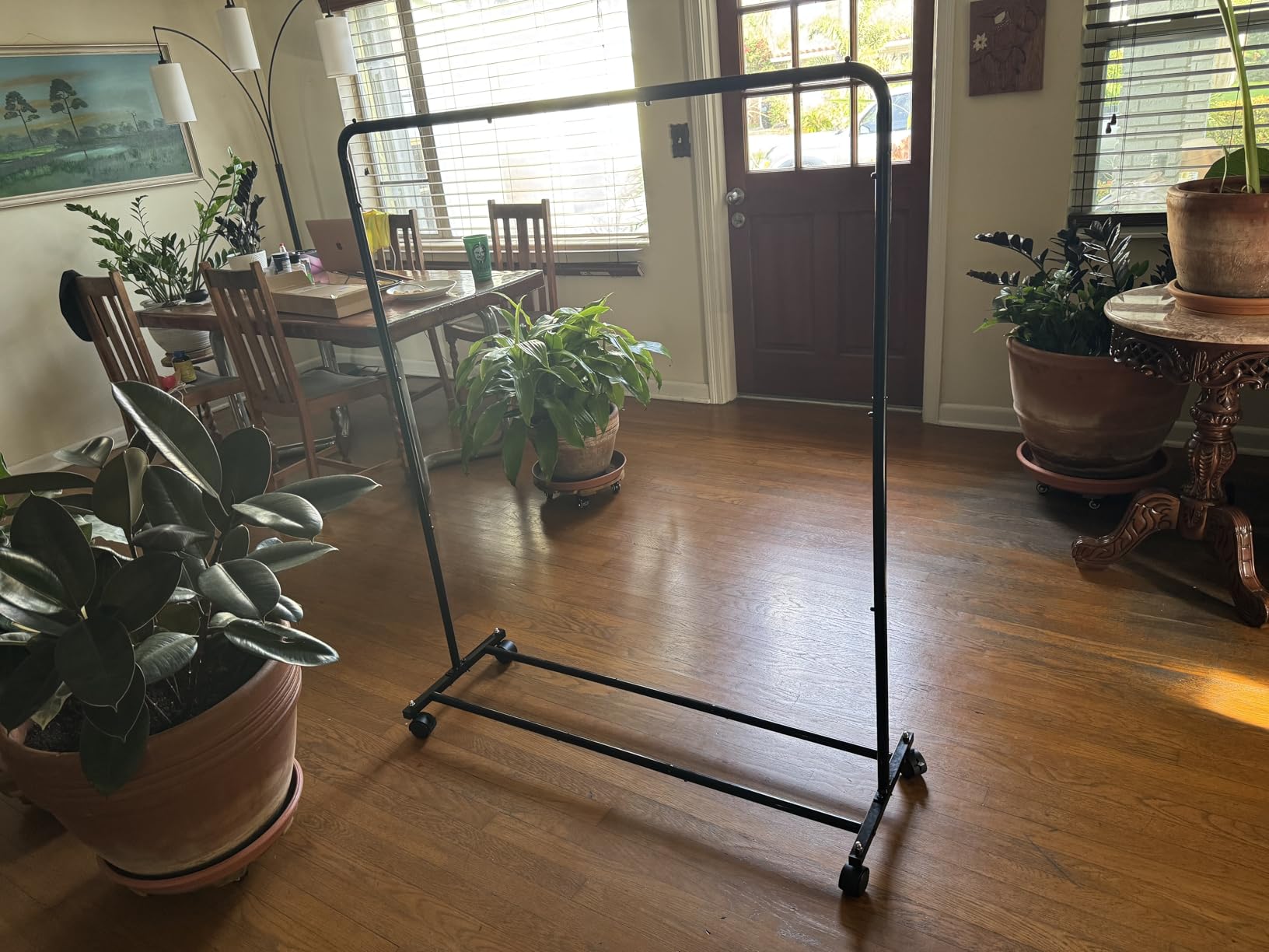Simple Trending Clothing Rack, Portable Garment Rack, Clothes Rack, Black customer photo 2
