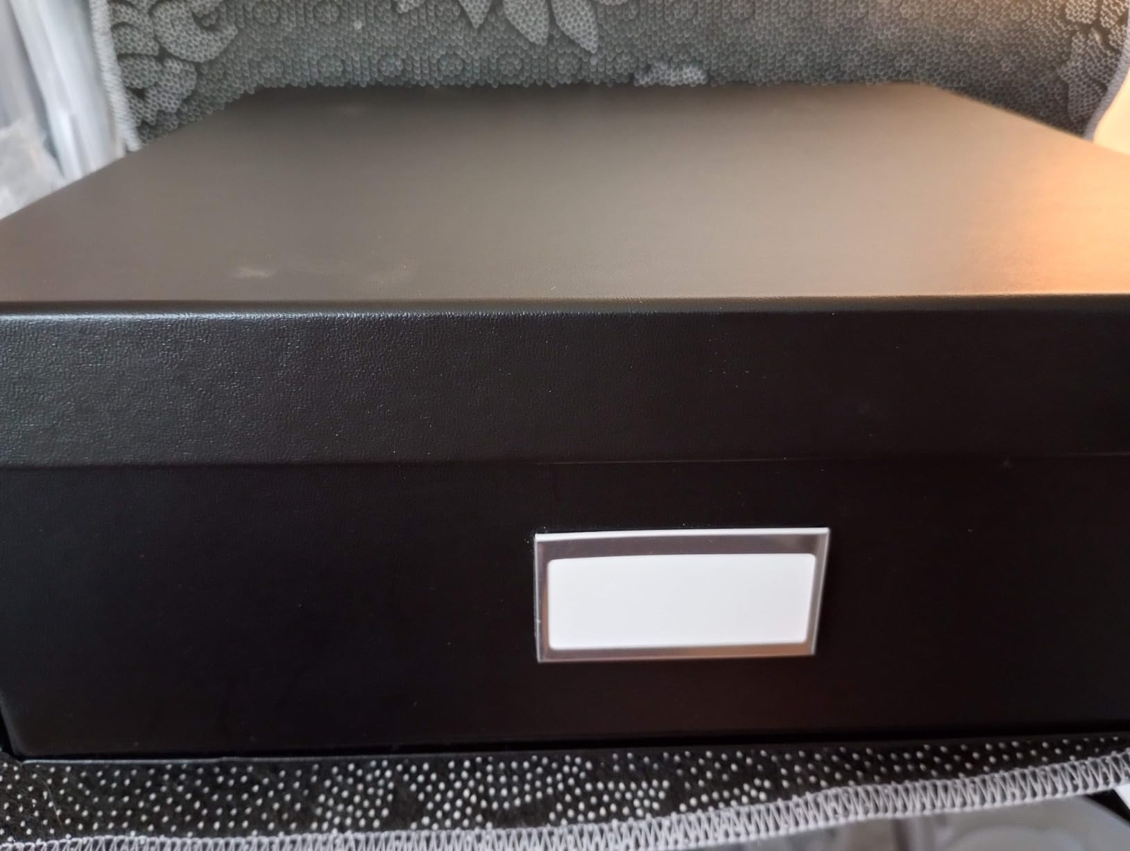 Oxford Keepsake Box, Protective Storage Box, Home and Office Organizer, Photo Storage Box, Souvenir Organizer, Large, 16