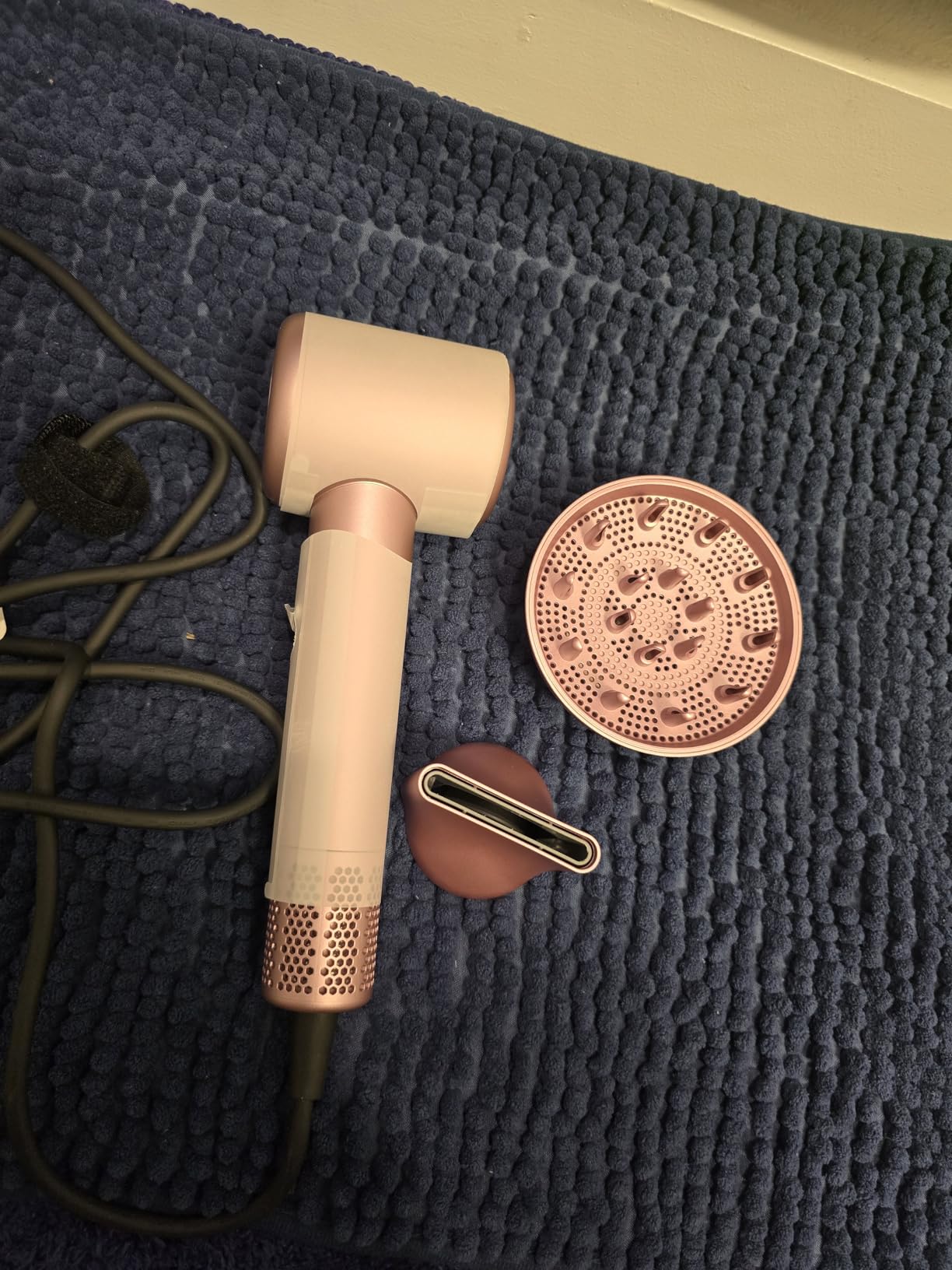 Hair Dryer, High-Speed Ionic Low Noise Blow Dryer with Brushless Motor for Fast Drying, Thermo-Control Quiet Compact Hair Blow Dryer with Magnetic Diffuser for Curly Hair for Home Travel Salon customer photo 2