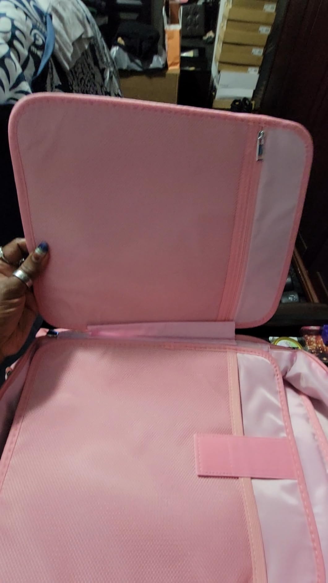BALEINE Fireproof Document Box with Lock, Waterproof Fire Safe File Bag customer photo 1