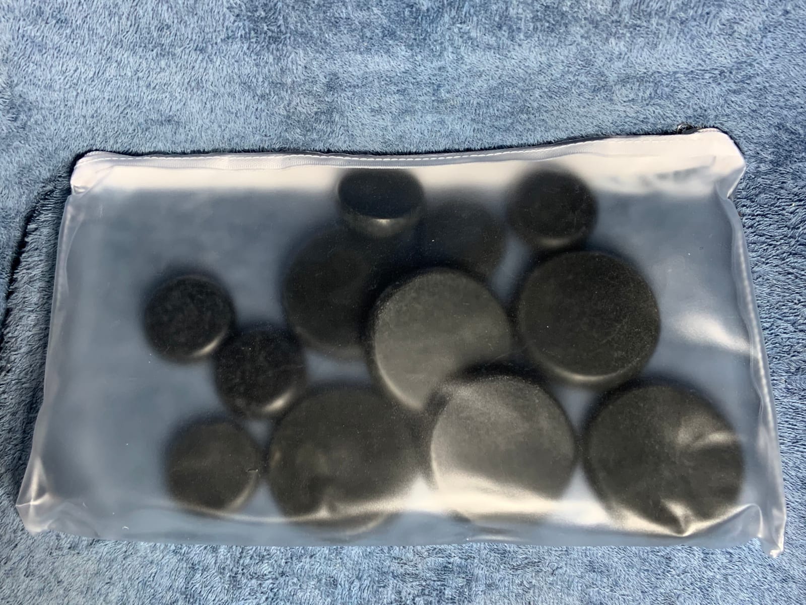 Hot Stones Massage Warmer Kit, 14 PCS Hot Stones Massage Set and Heater Kit, Electric Rocks Basalt Stone Massager for Professional Therapy/Home SPA Use 110V (Small Size) customer photo 1