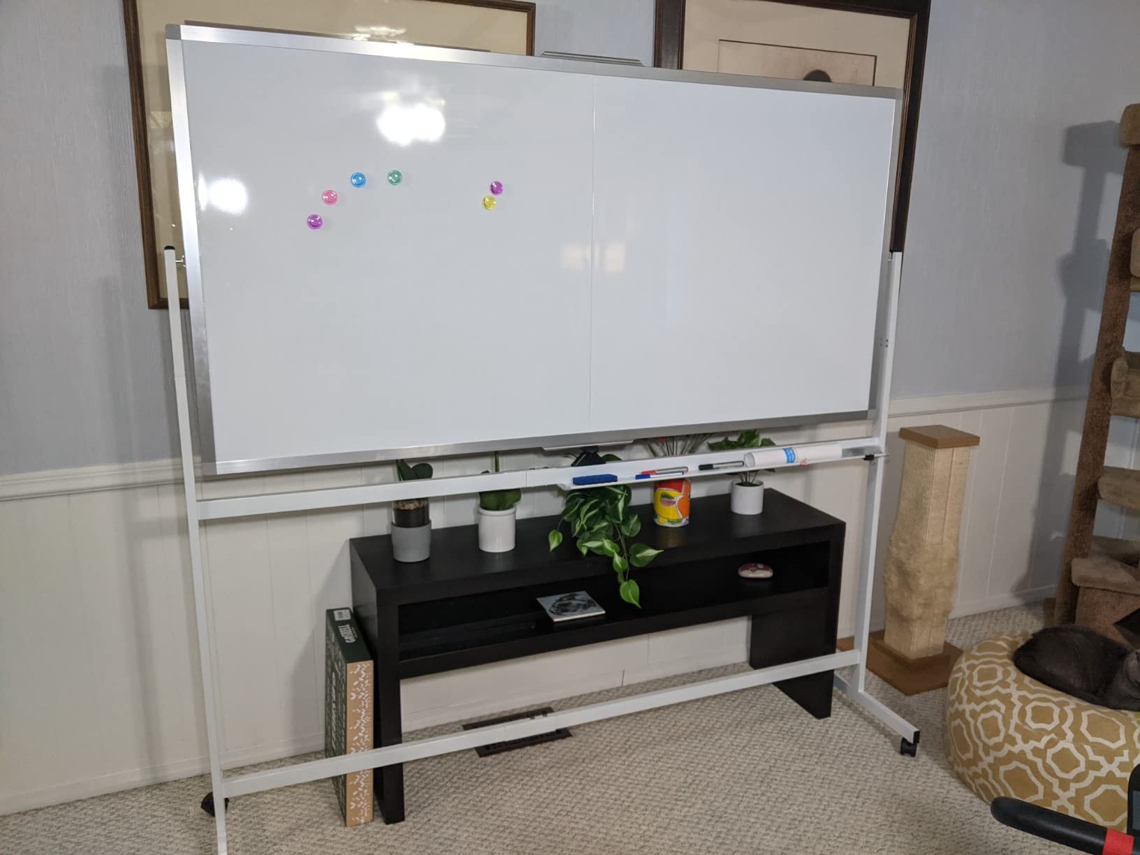 Maxtek Rolling Whiteboard 48 x 36 in Large Magnetic White Board on Wheels customer photo 1